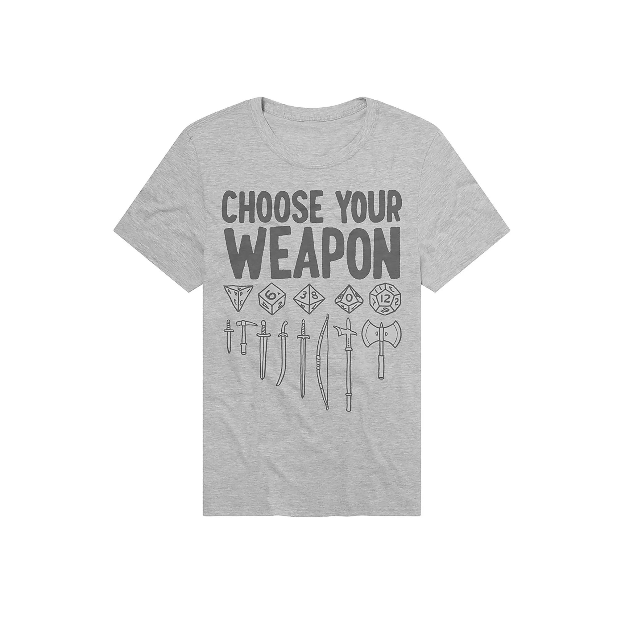 Men's Dungeons & Dragons Choose Your Weapon T-Shirt,  Product Image