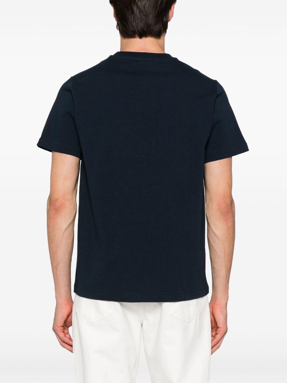 logo-embroidered cotton T-shirt Product Image