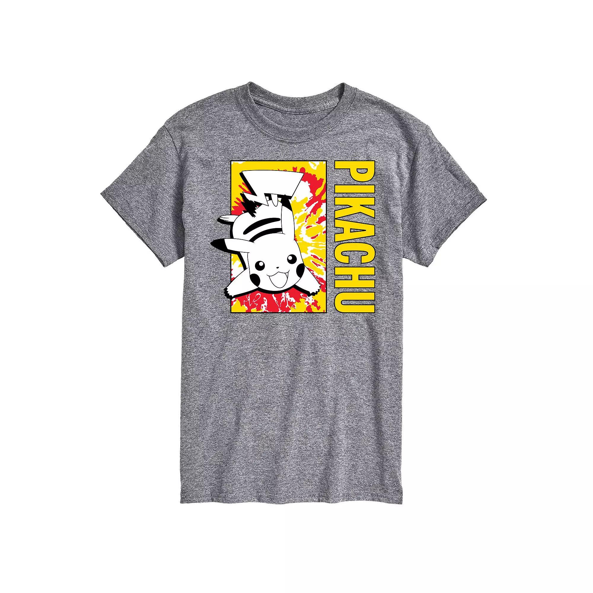 Big & Tall Pokémon Tie Dye Pikachu Graphic Tee, Men's,  Product Image