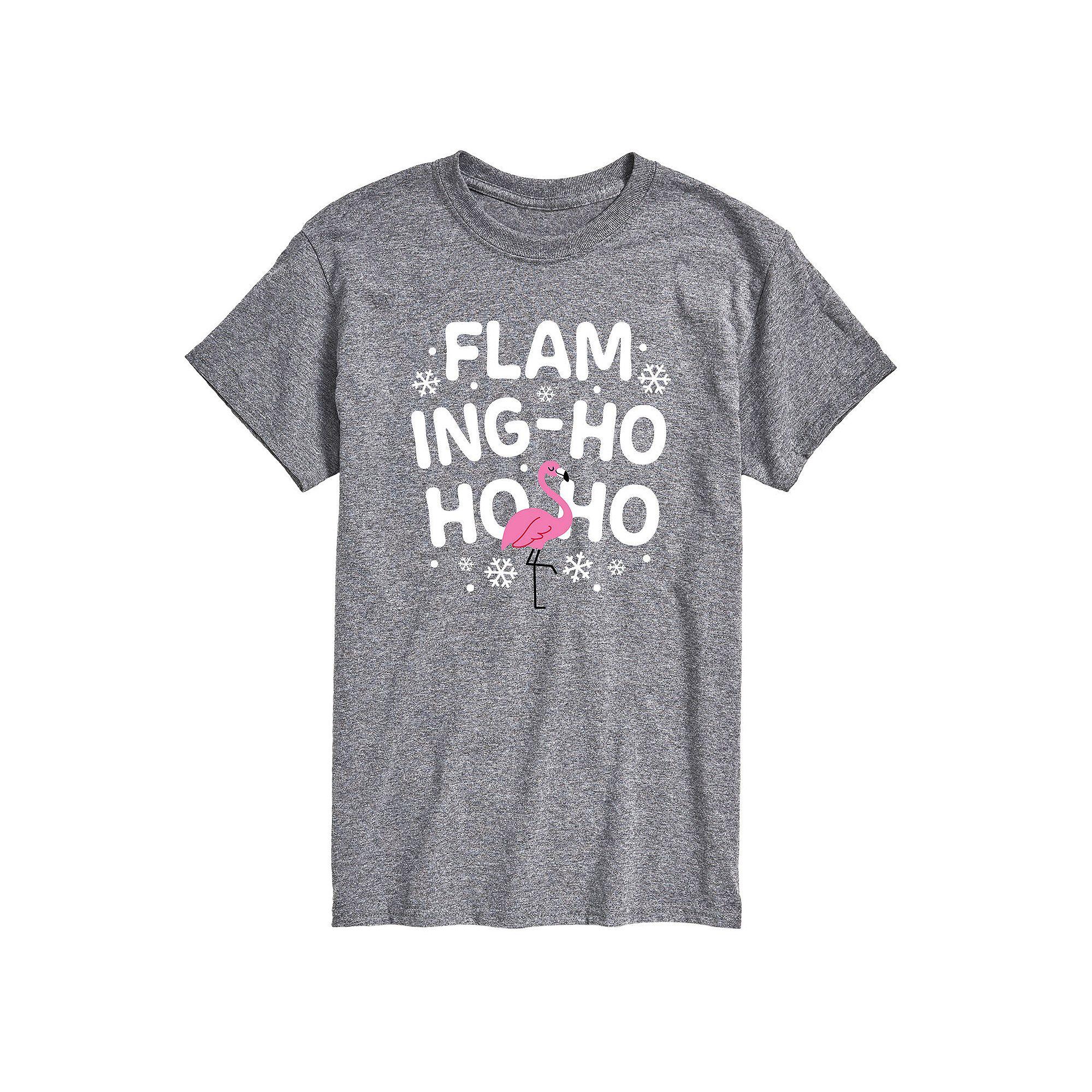 Big & Tall Flaming Ho Ho Ho Graphic Tee, Men's,  Product Image