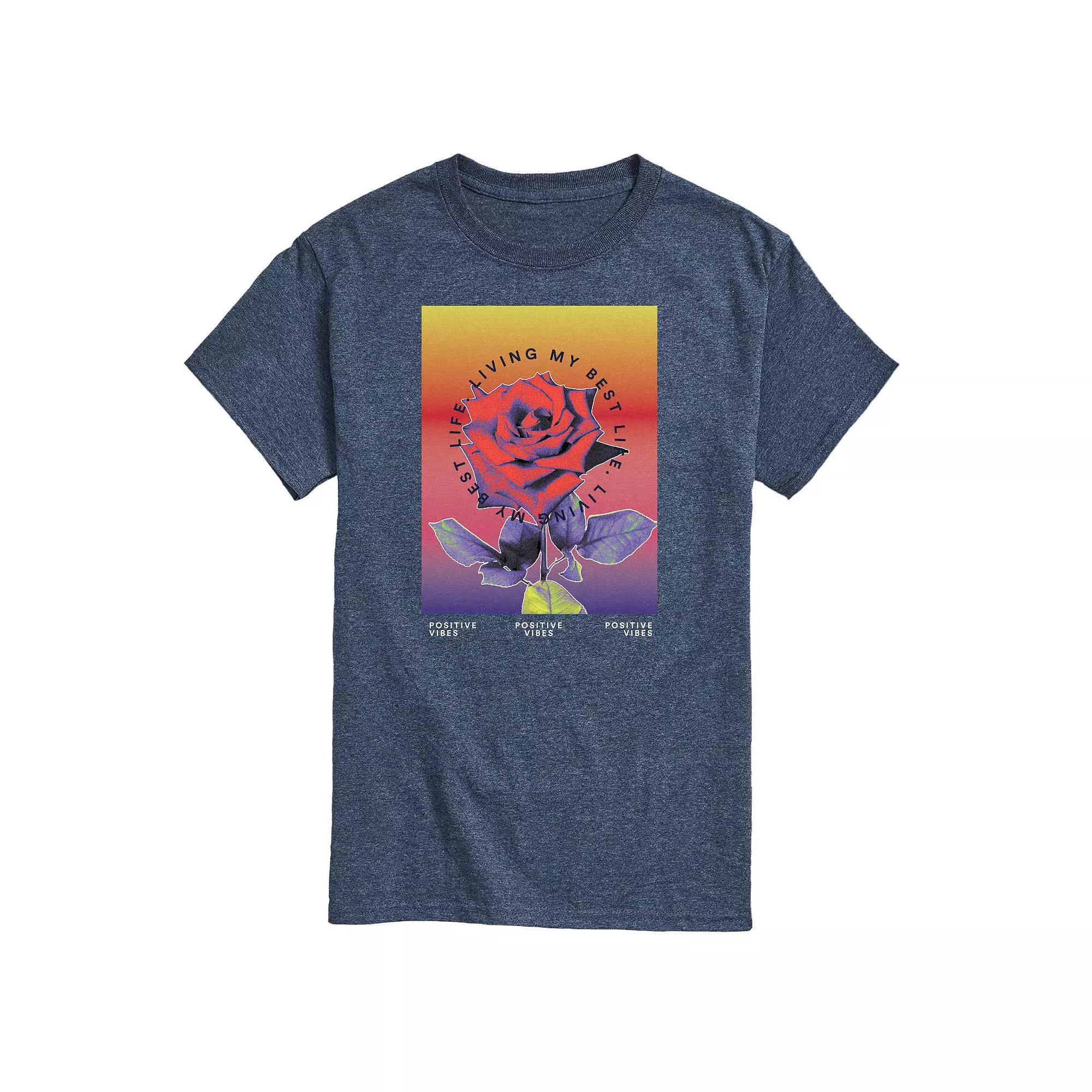 Men's Postive Vibes Tee,  Product Image
