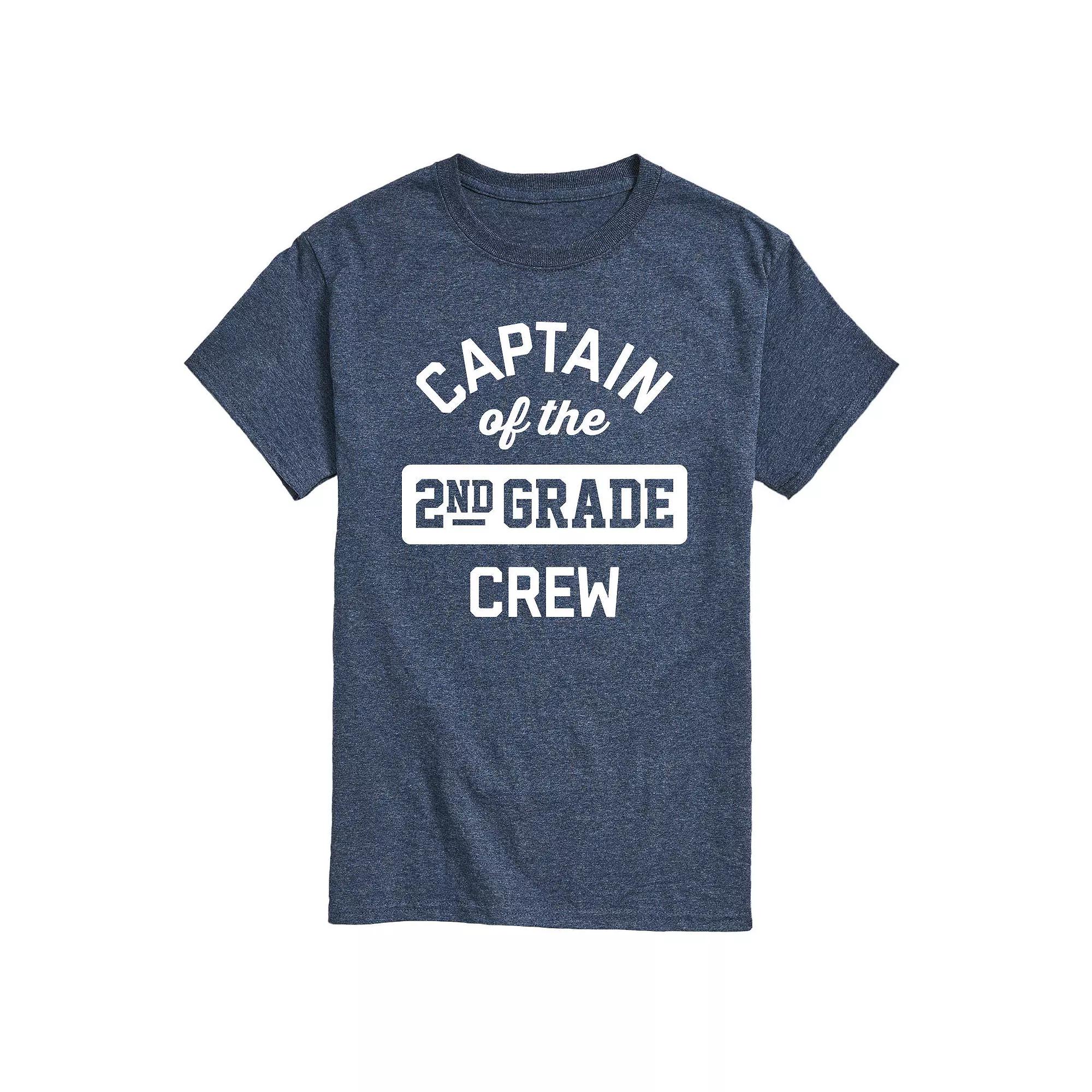 Men's Captain of 2nd Grade Crew Tee,  Product Image