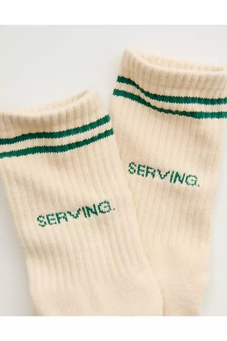 OFFLINE By Aerie Mesh Crew Socks Women's Product Image