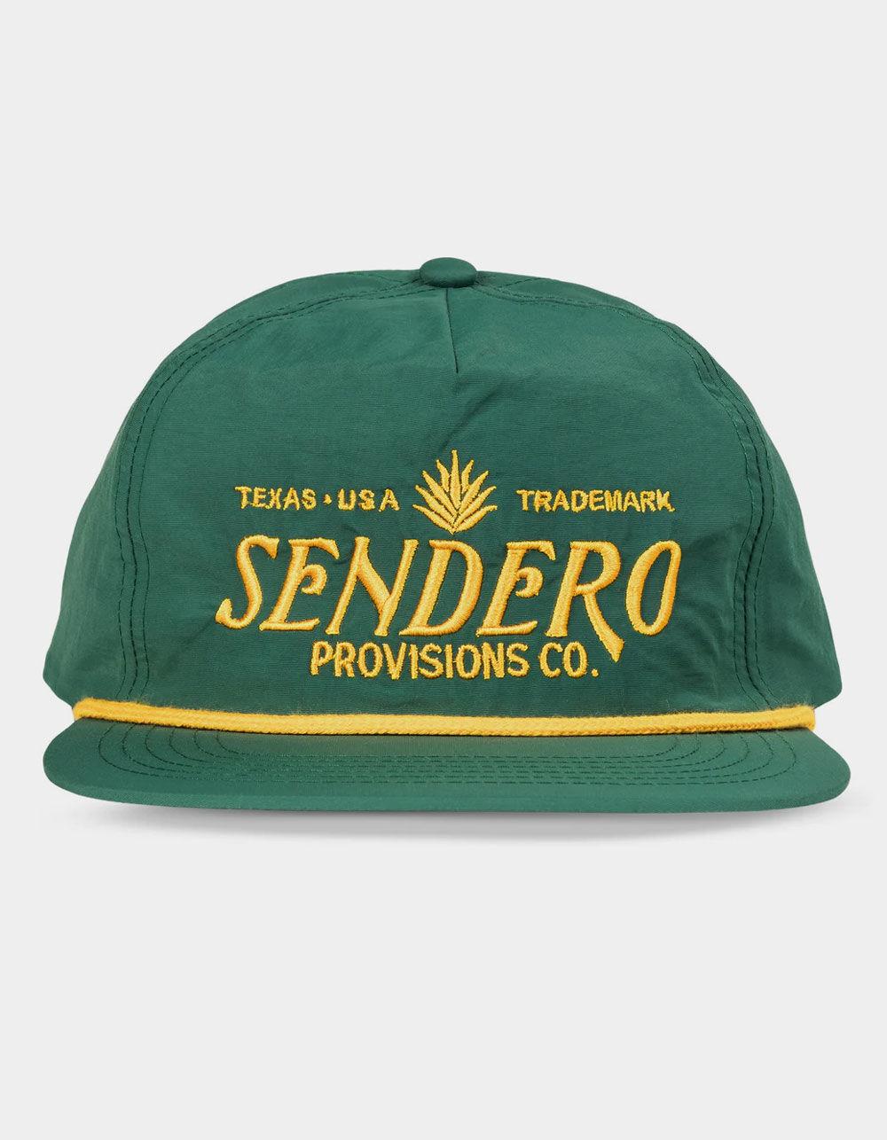 SENDERO PROVISIONS CO. Logo 5 Panel Snapback Hat - GREEN Product Image