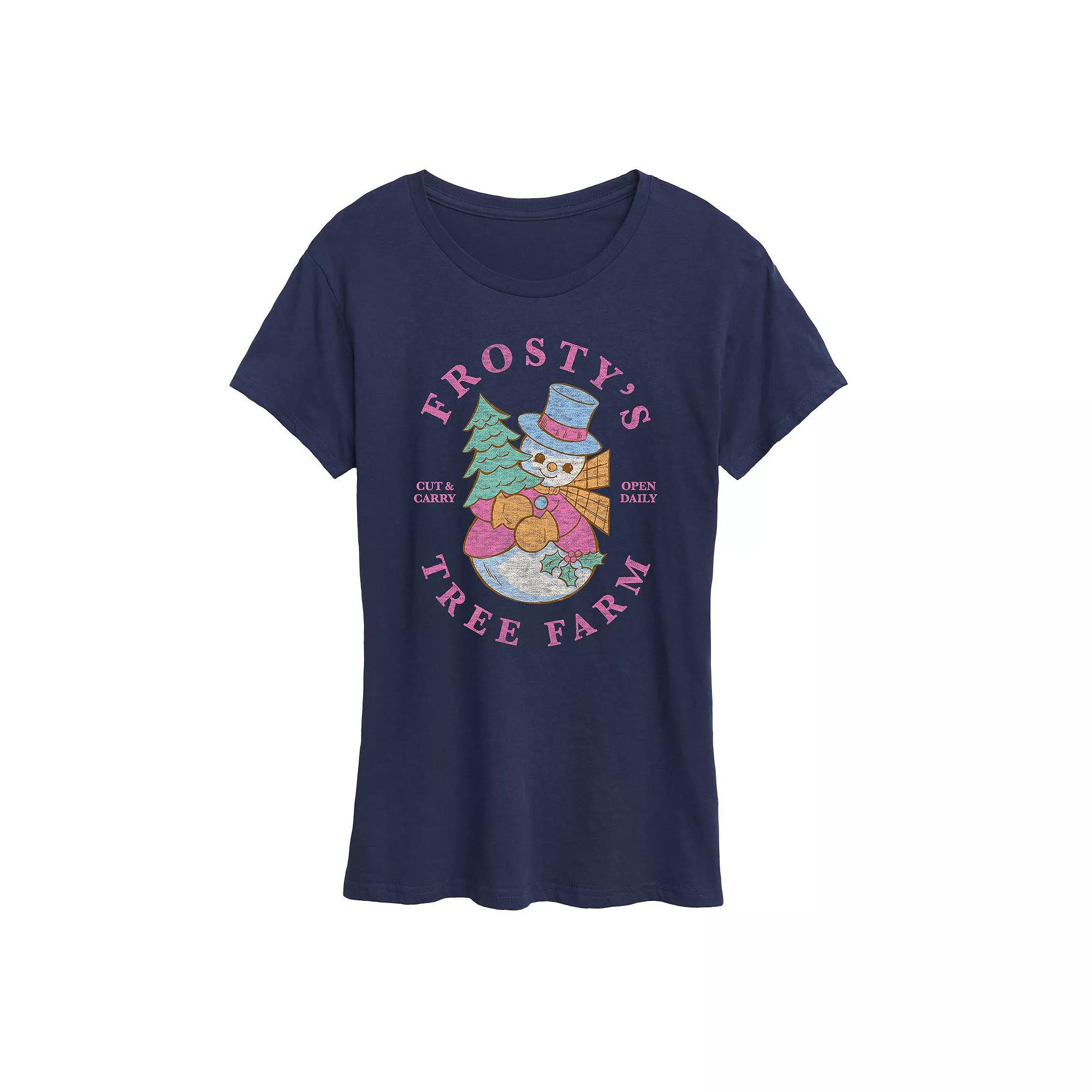 Women's Frosty's Tree Farm Graphic Tee, Girl's,  Product Image