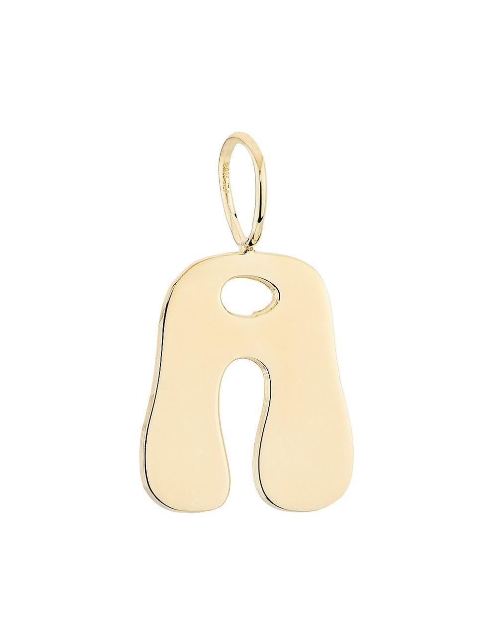 Womens Kelso 18K-Gold-Plated Initial Charm Product Image