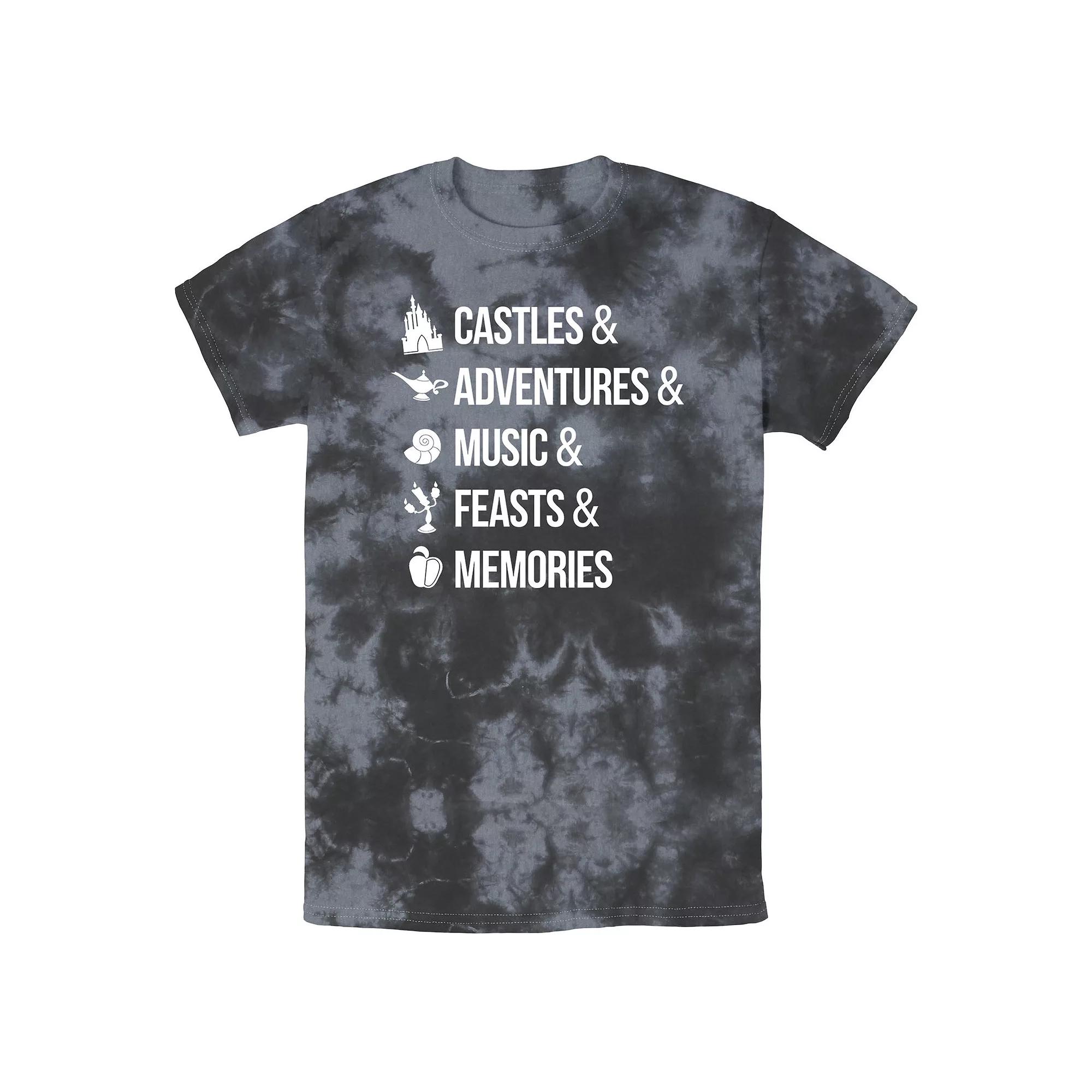 Men's Disney Iconic Princes White Font Bomabrd Wash Tee,  Product Image