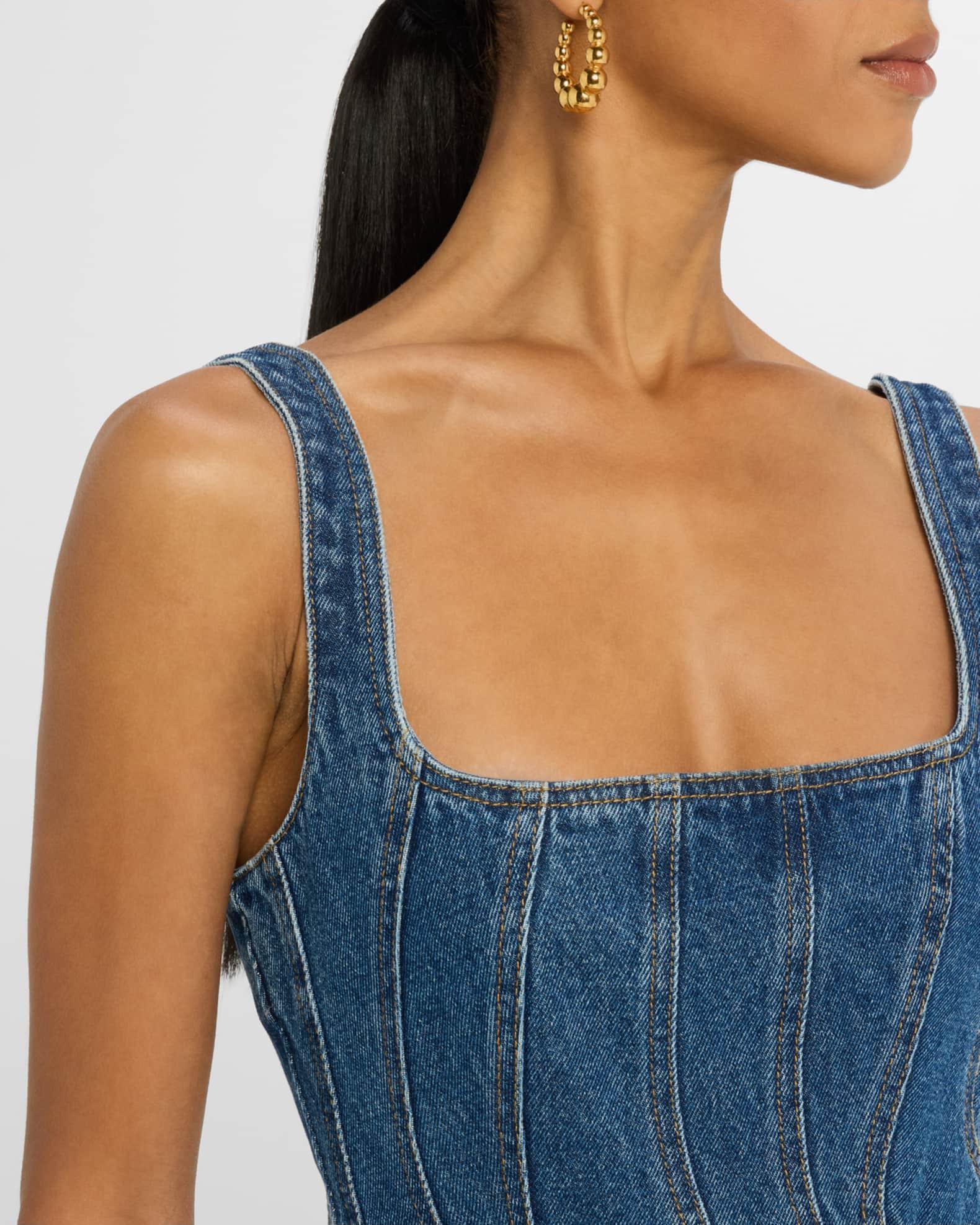 Renhold Denim Mini Dress Product Image
