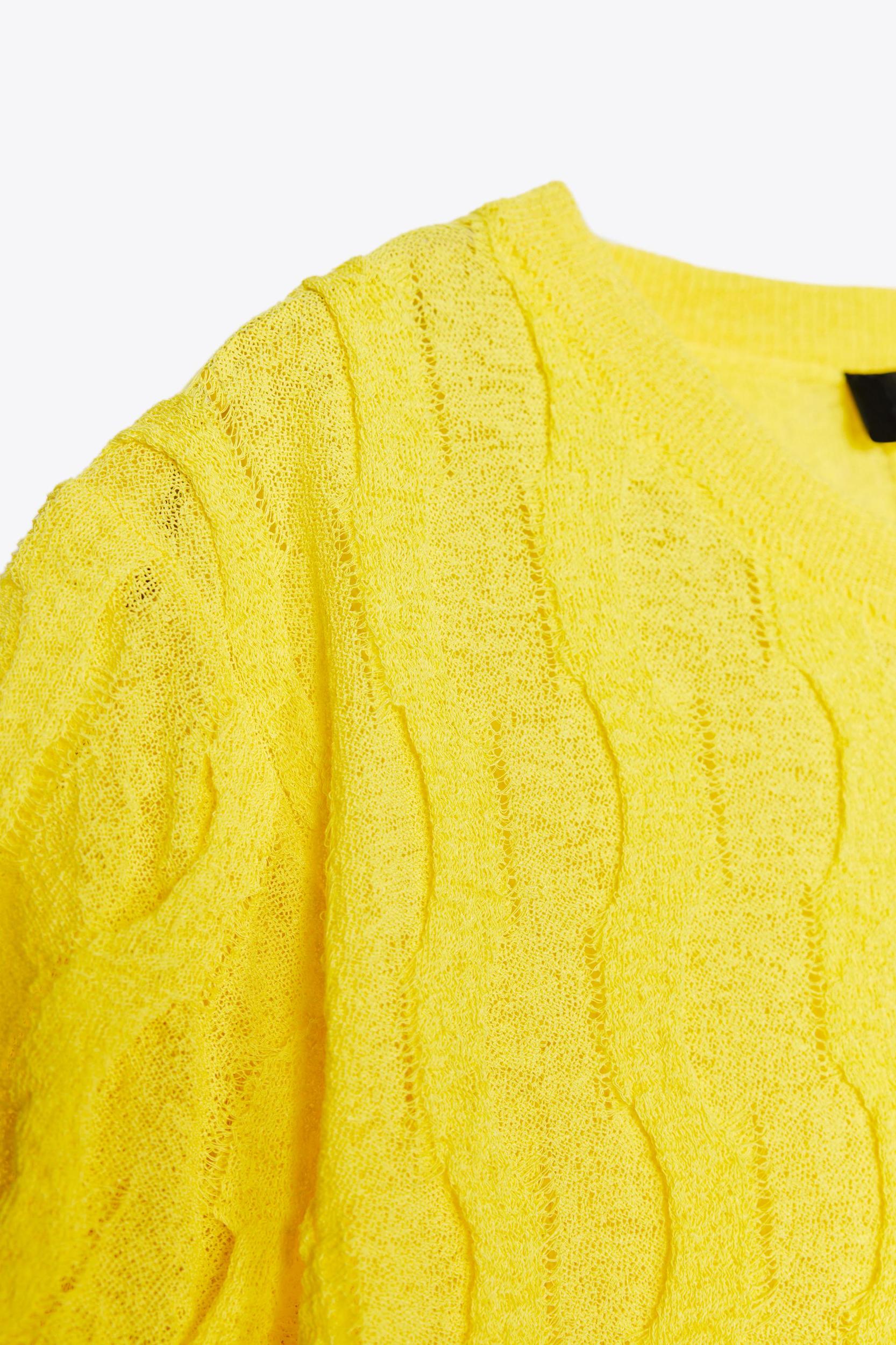 TEXTURED KNIT TOP Product Image