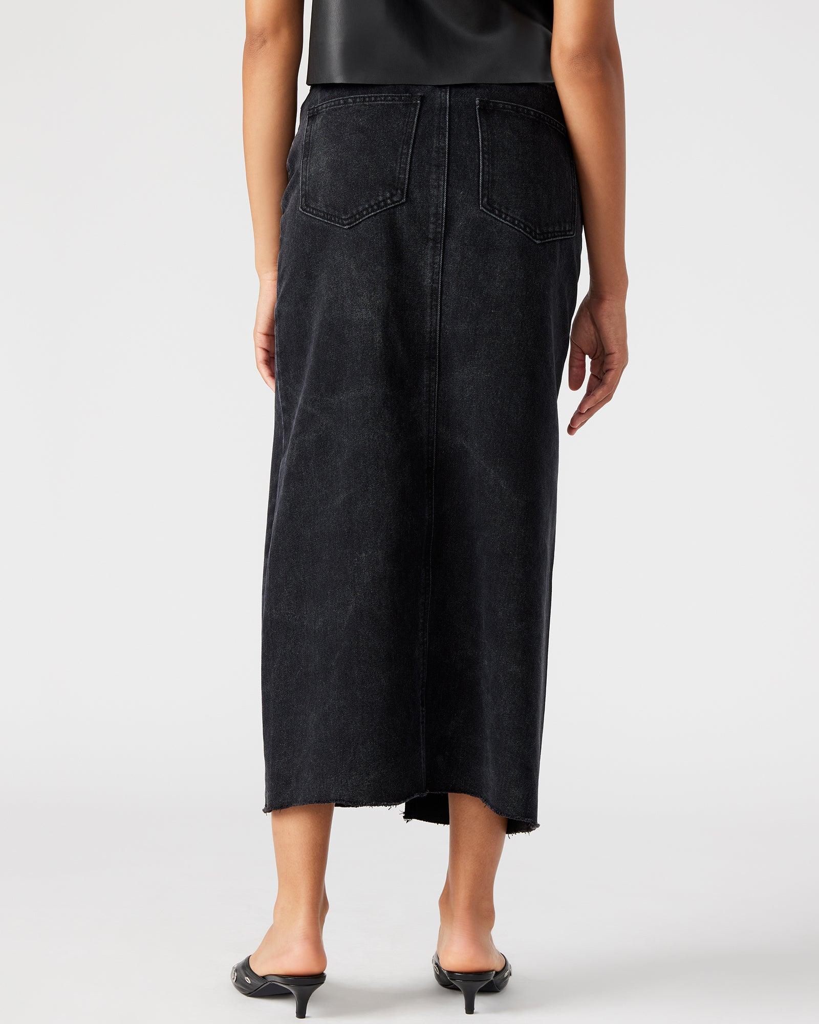 AVANI DENIM SKIRT BLACK Female Product Image