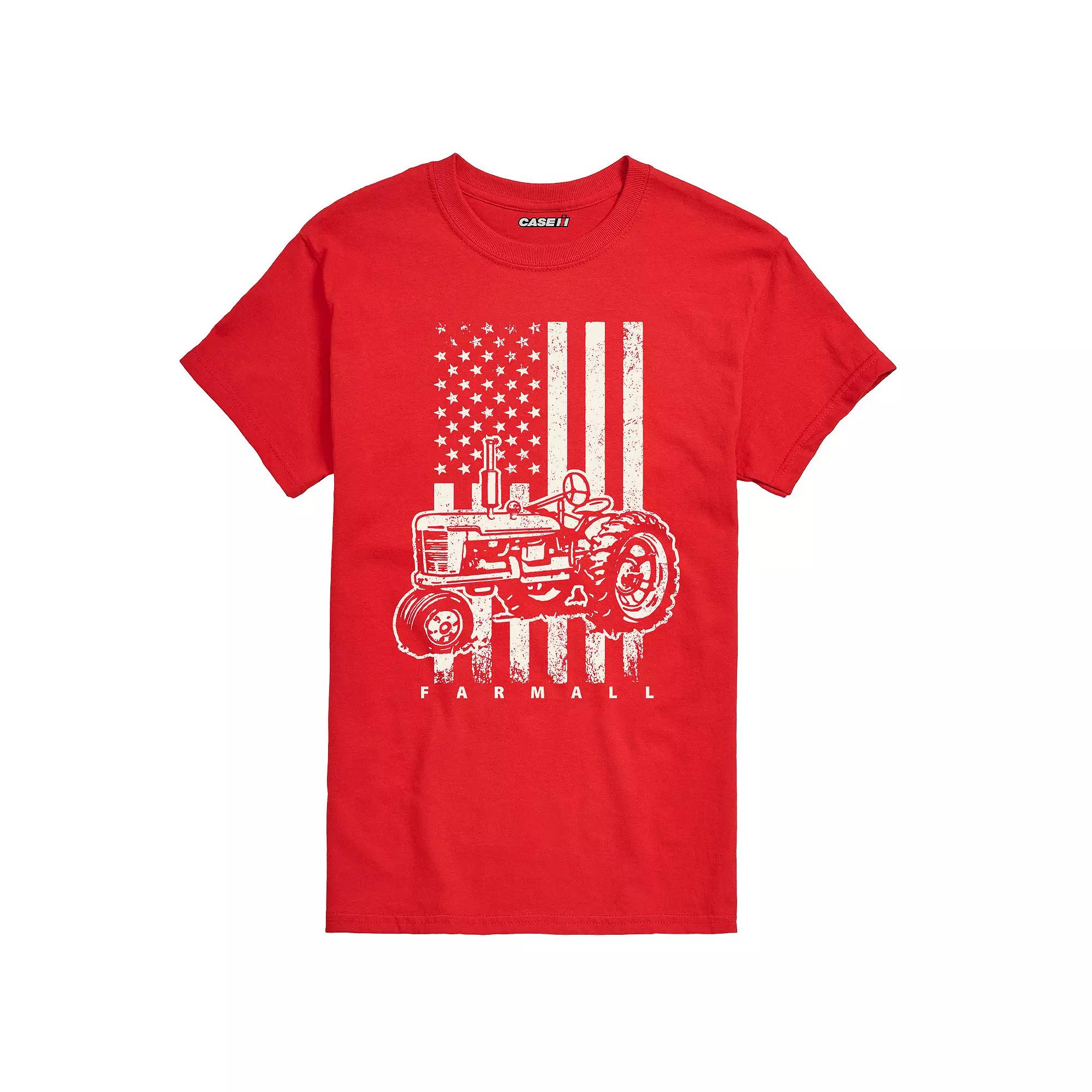 Men's Case IH American Flag Graphic Tee,  Product Image