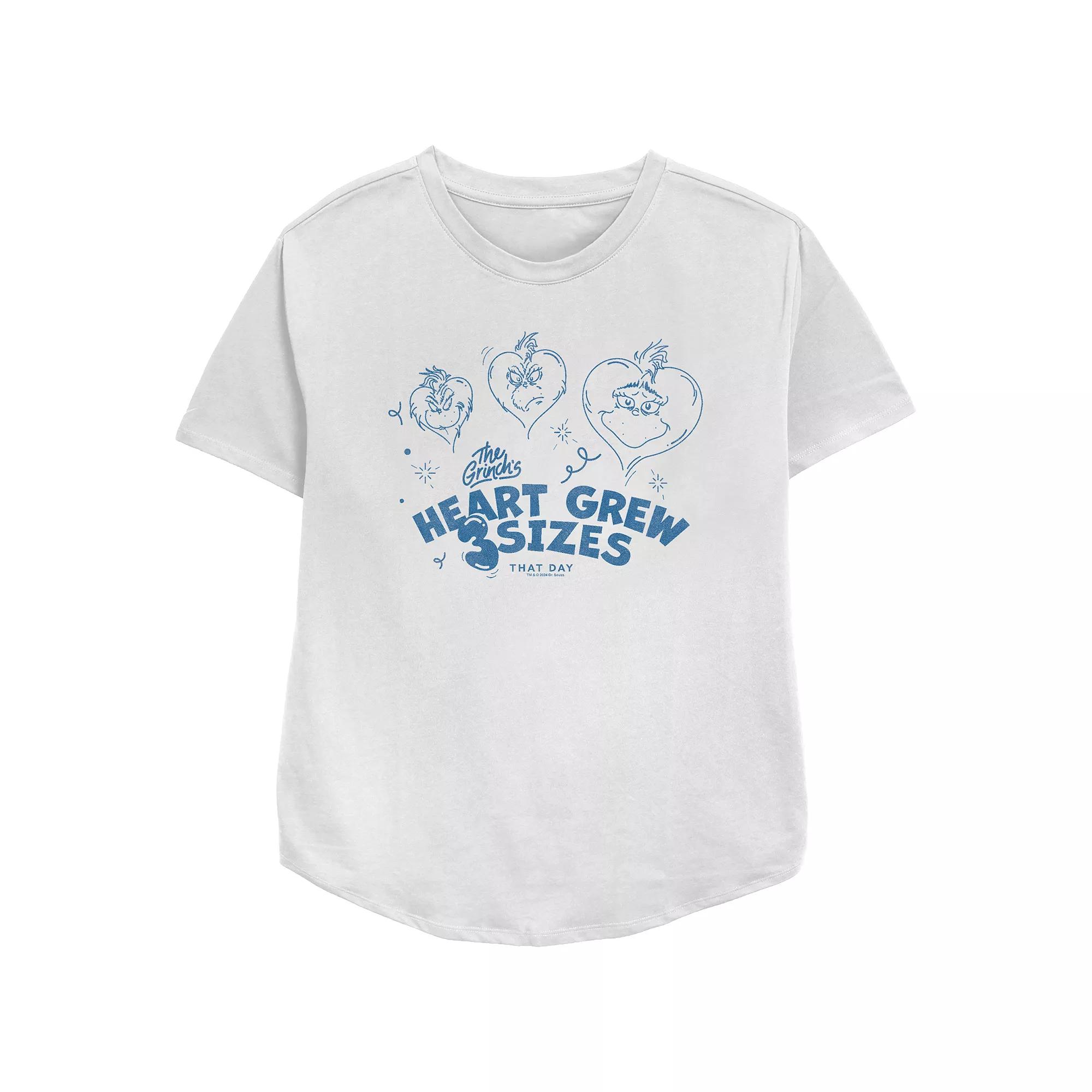 Women's Dr. Seuss Grinch Heart Grew 3  Product Image