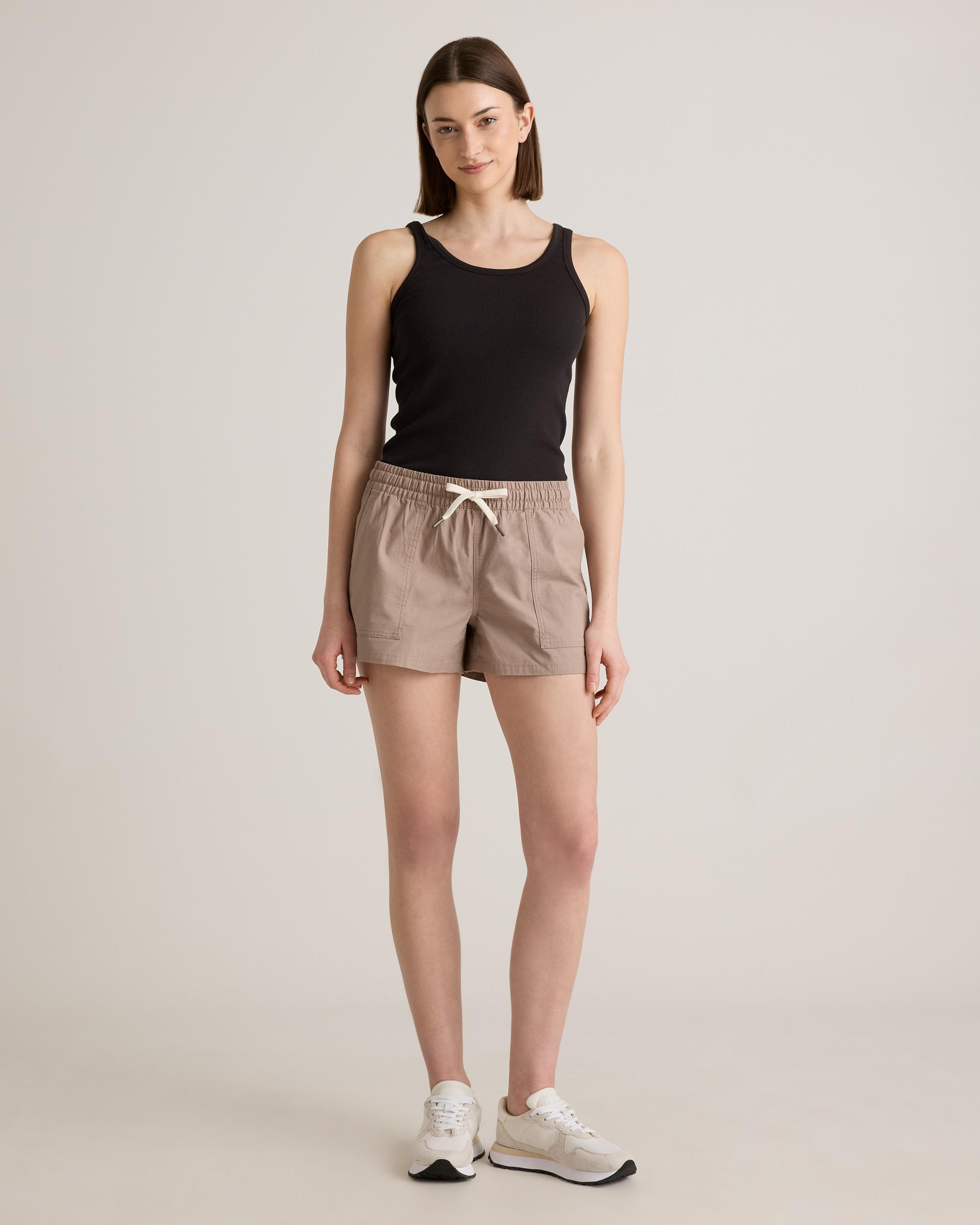 Quince | Women's Organic Stretch Ripstop Shorts Cotton Product Image