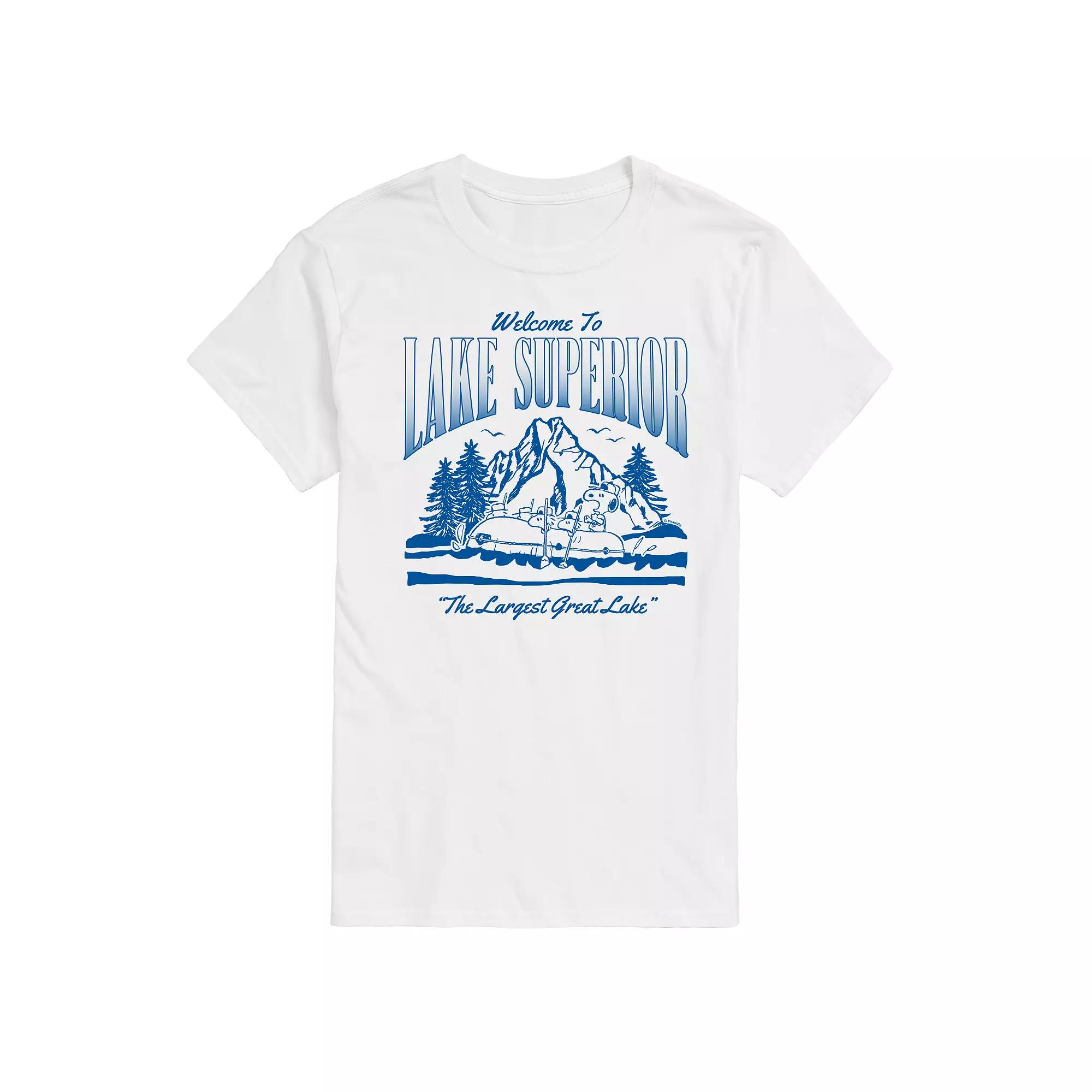 Men's Peanuts Snoopy Lake Superior Graphic Tee,  Product Image