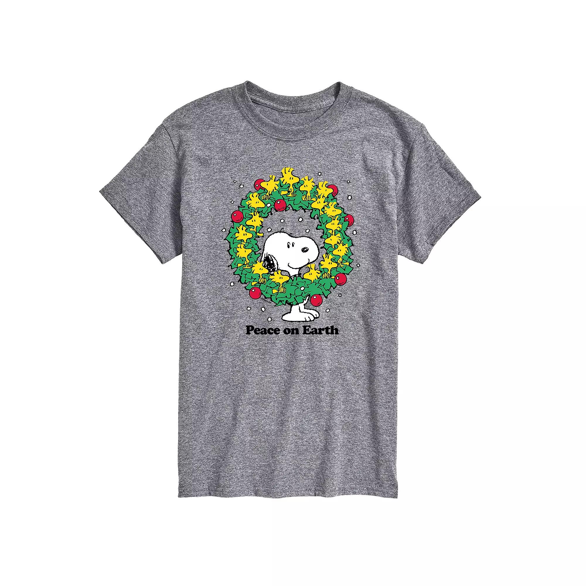 Men's Peanuts Peace On Earth Tee,  Product Image
