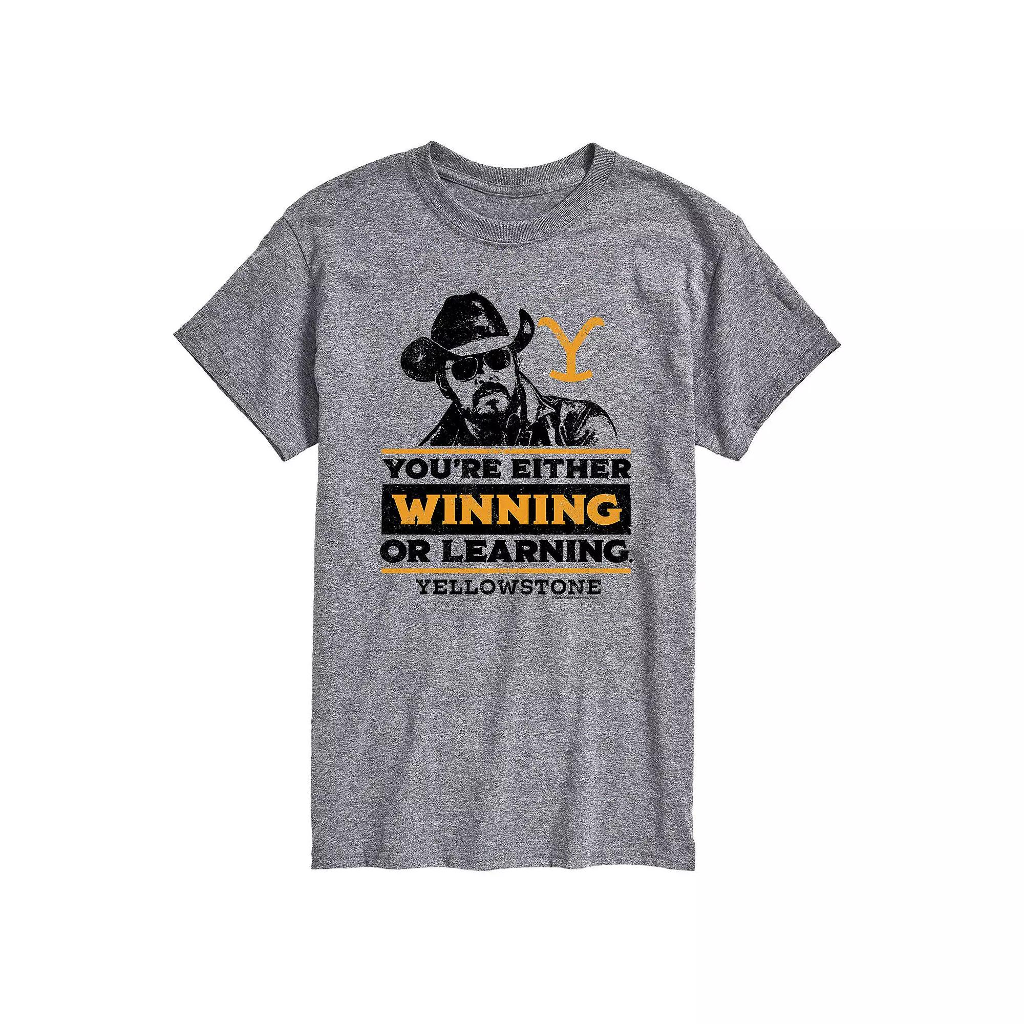 Men's Yellowstone Winning Or Learning Tee,  Product Image
