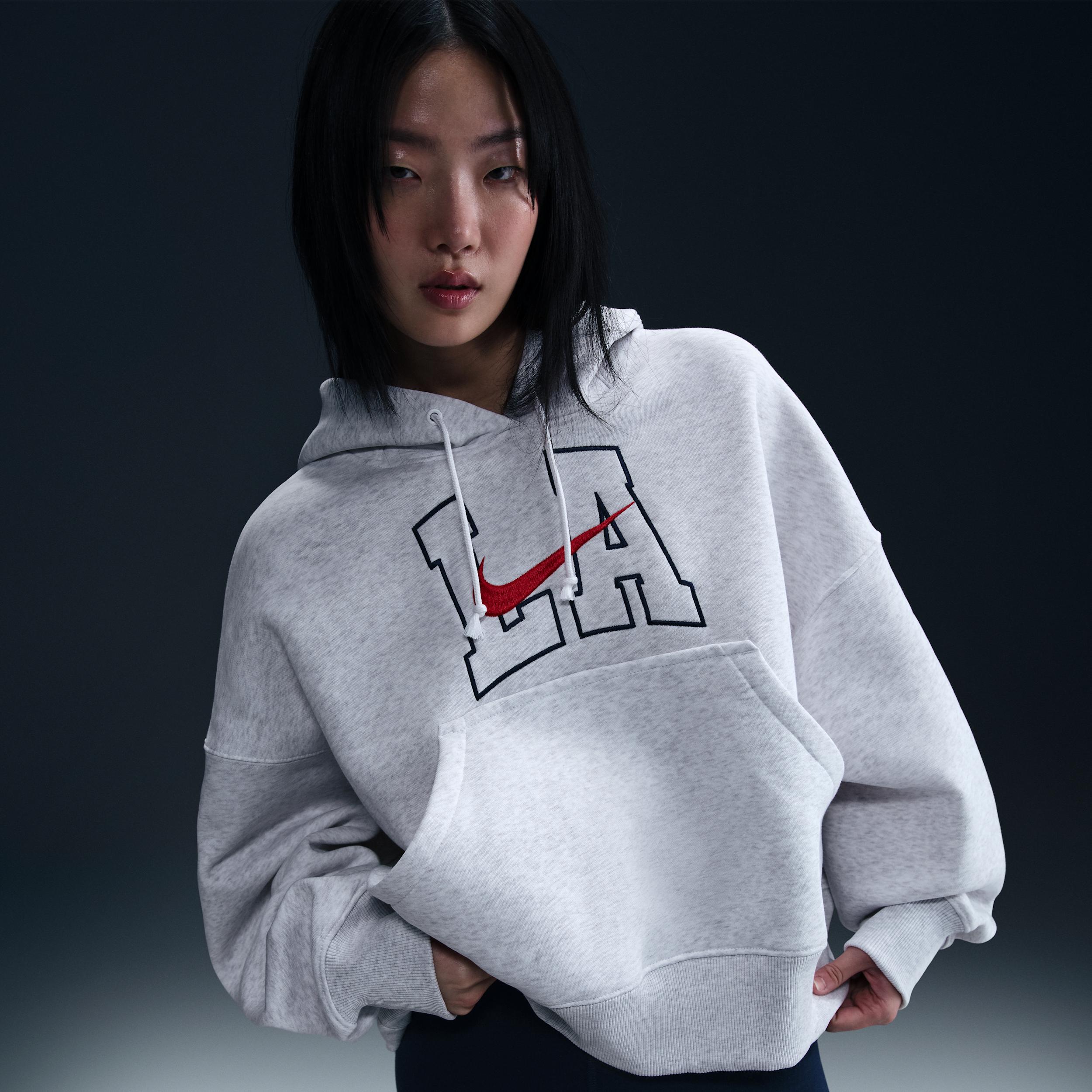 Womens Nike Sportswear Phoenix Fleece Over-Oversized Hoodie | HQ2980-051 Product Image