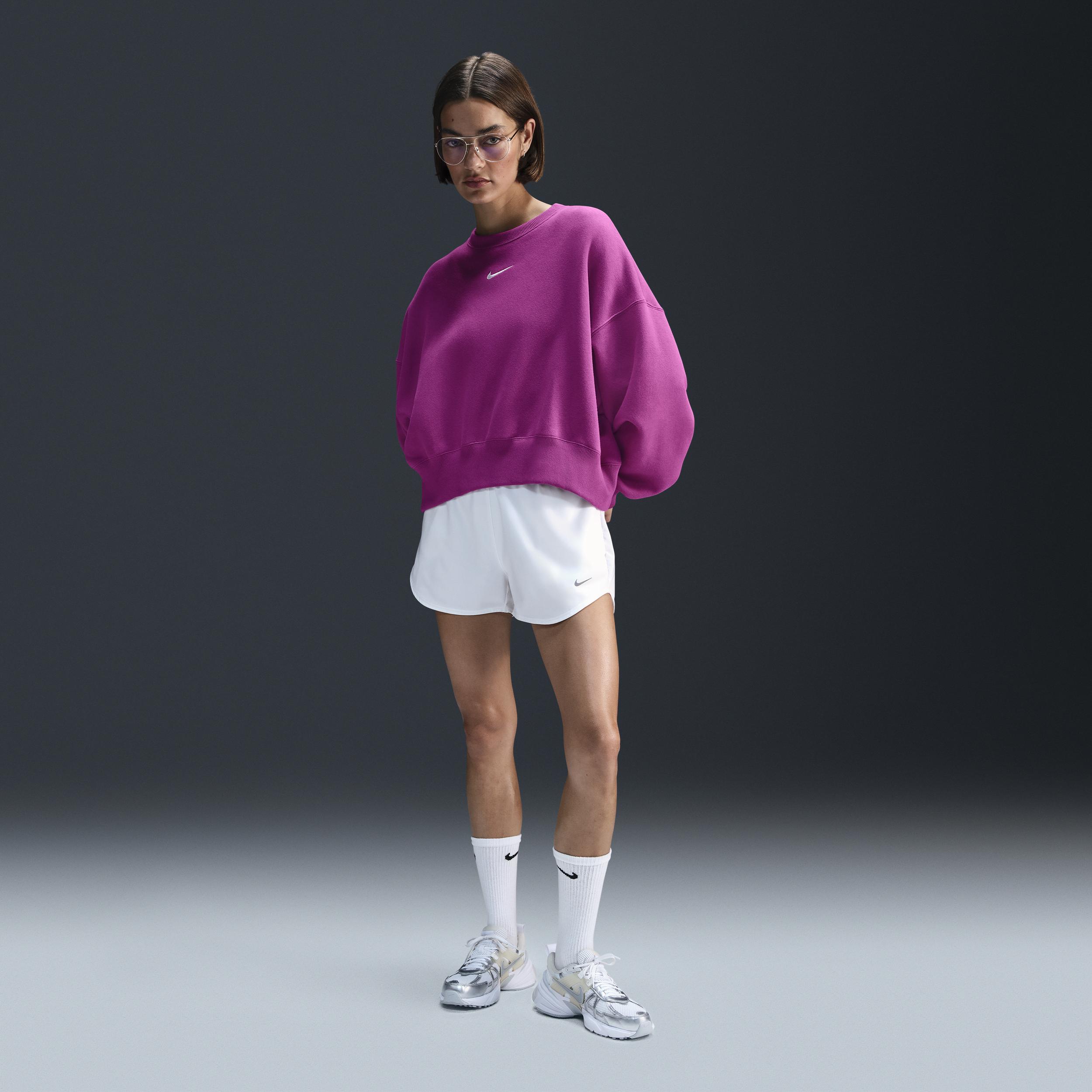 Women's Nike Sportswear Phoenix Fleece Over-Oversized Crew-Neck Sweatshirt Product Image