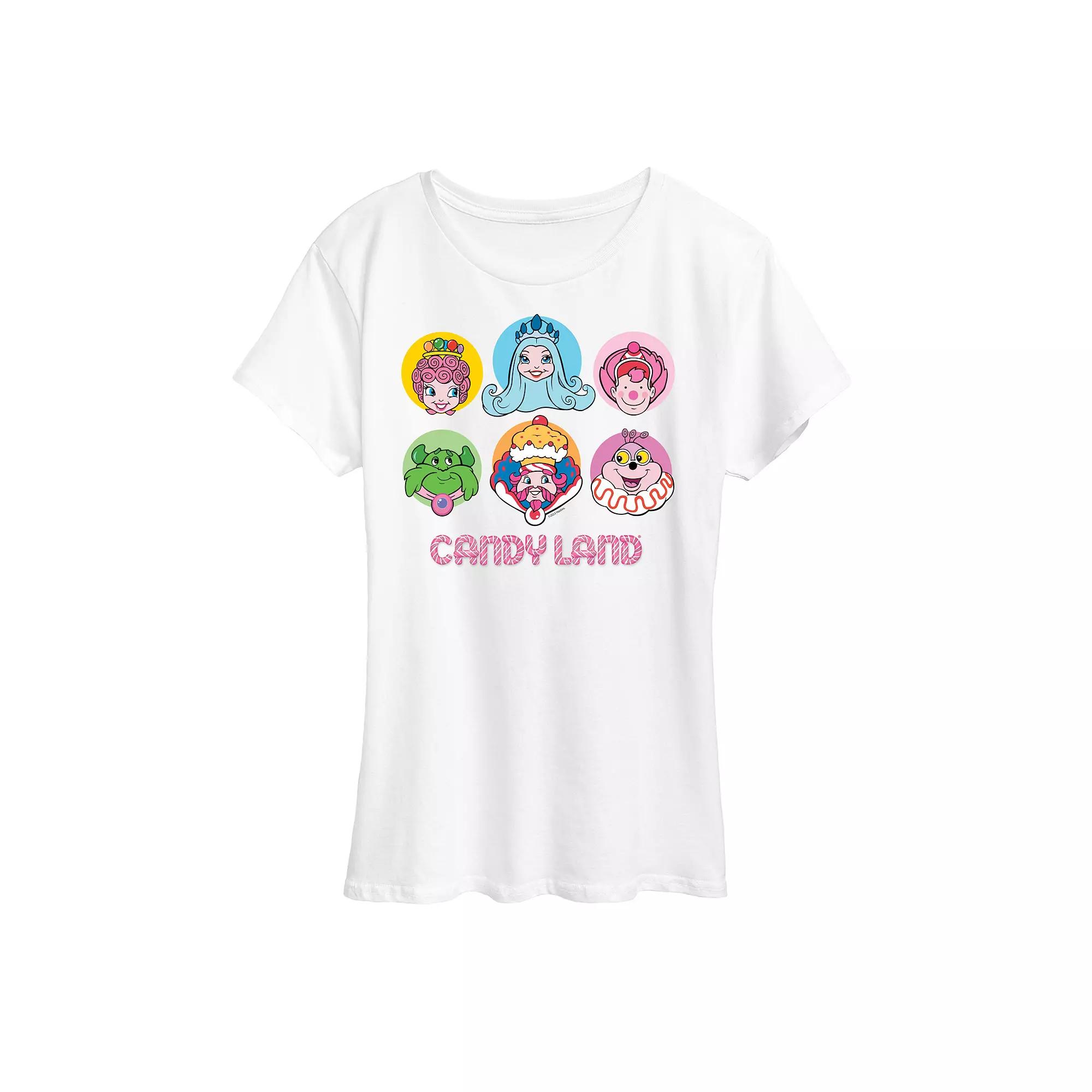 Women's Candy Land Character Grid Graphic Tee by Hasbro,  Product Image