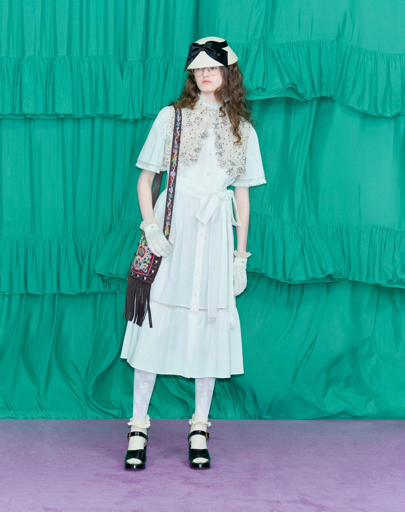 Midi Dress In Cotton Muslin Product Image