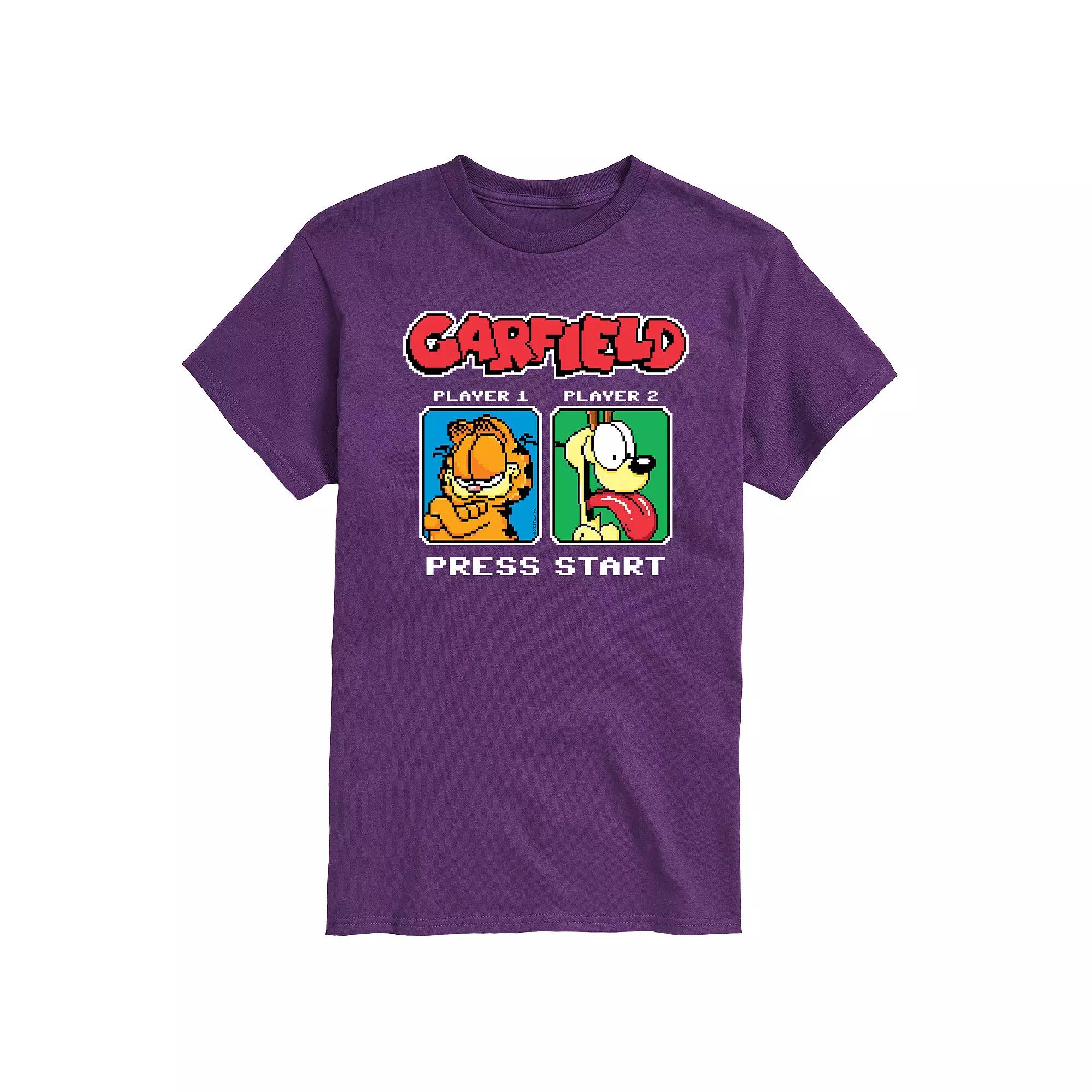 Men's Garfield Odie Game On Graphic Tee,  Product Image
