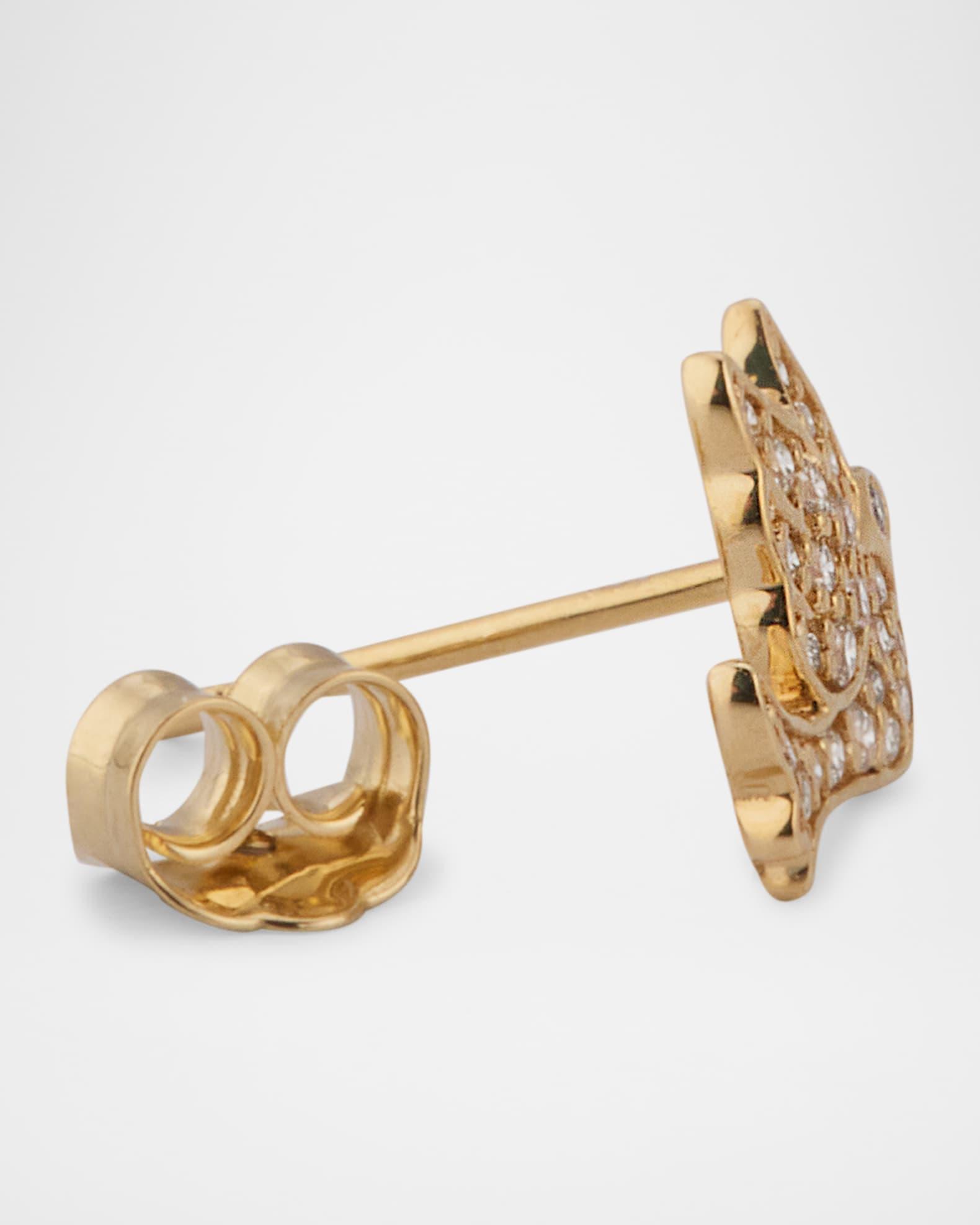 Pave Dove Stud Earring Product Image