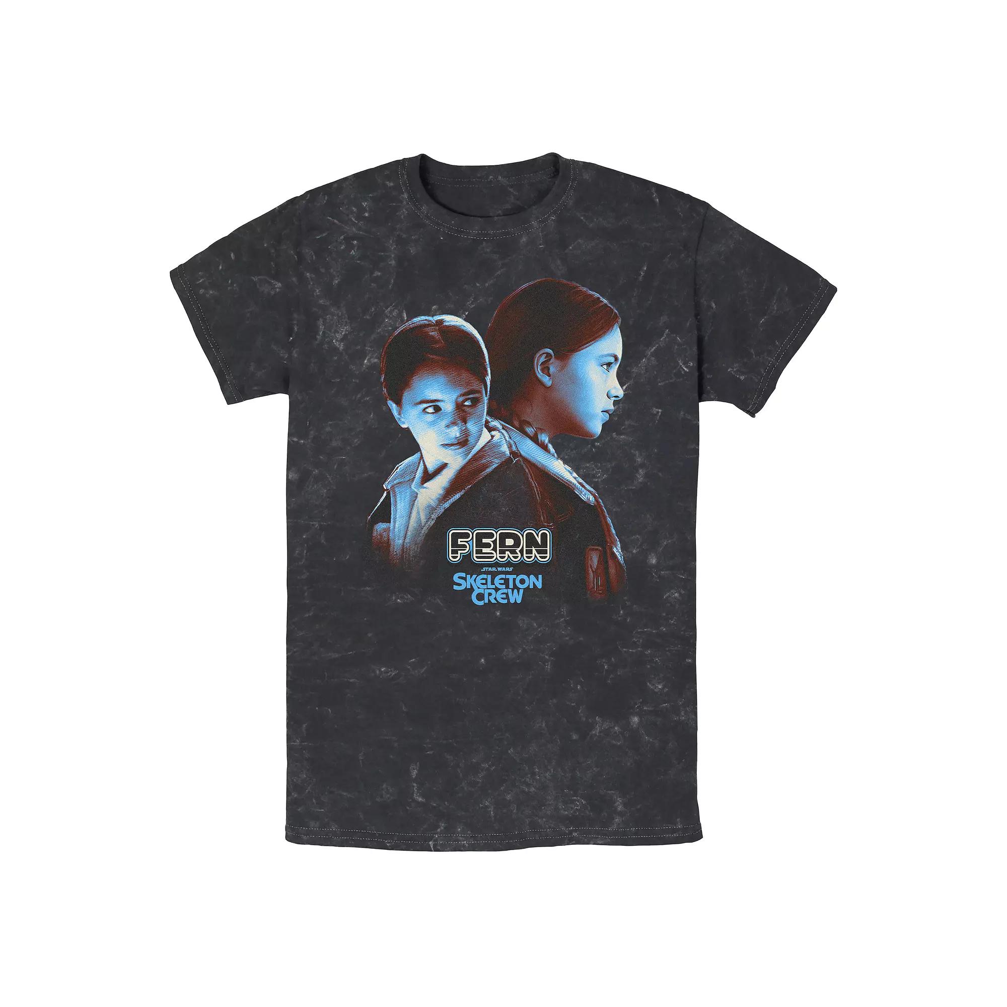 Men's Star Wars Skeleton Crew Fern Poster Graphic Tee, Size: XL, Black Product Image