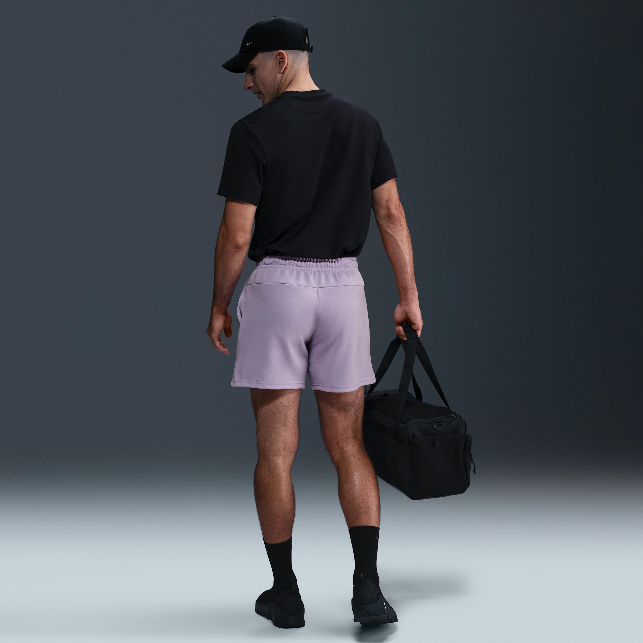 Nike Mens Primary Fleece 7 Dri-FIT Unlined Performance Shorts | FZ0961-515 Product Image