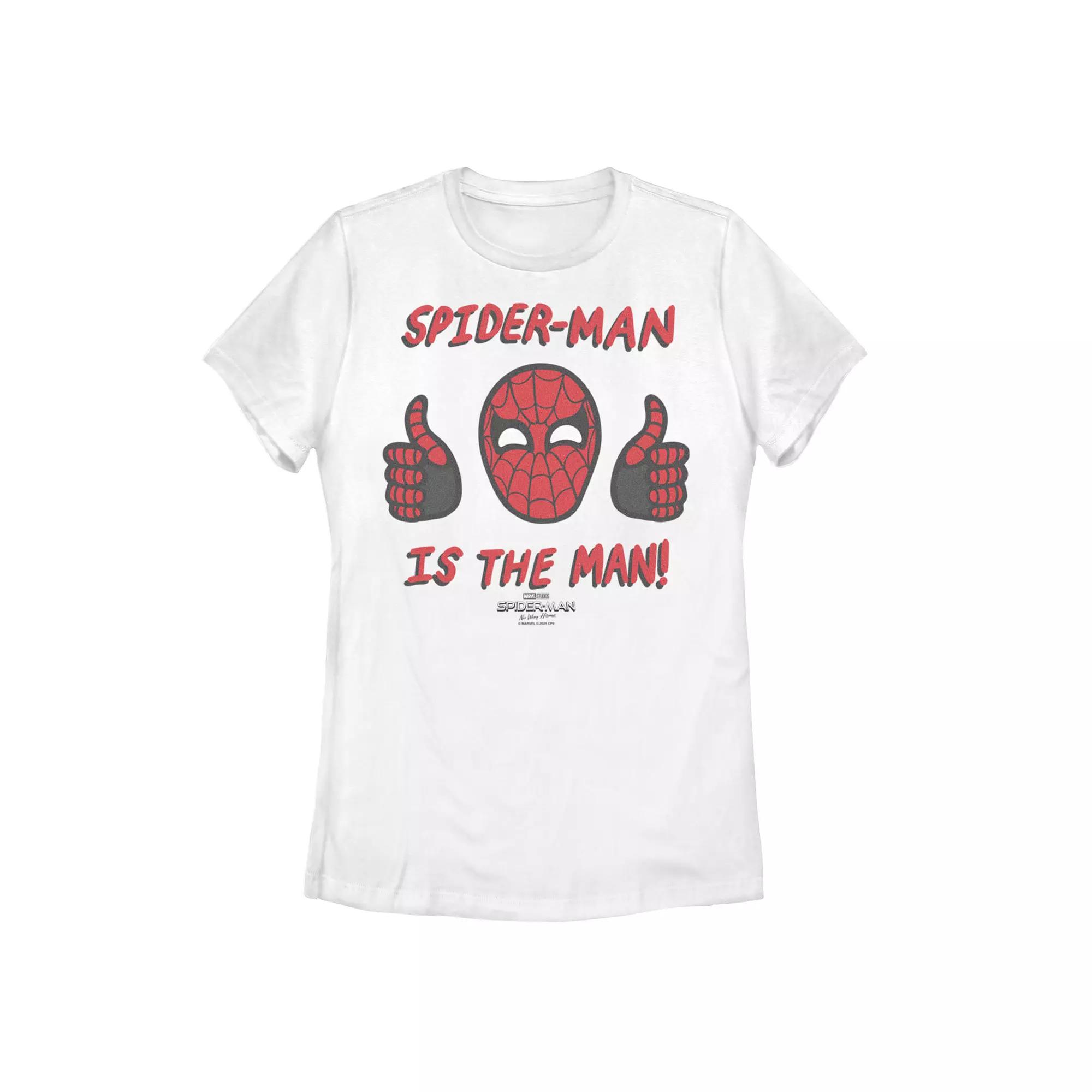 Juniors' Marvel Spider-Man No Way Home Spider-Man Thumbs Up Tee, Girl's,  Product Image