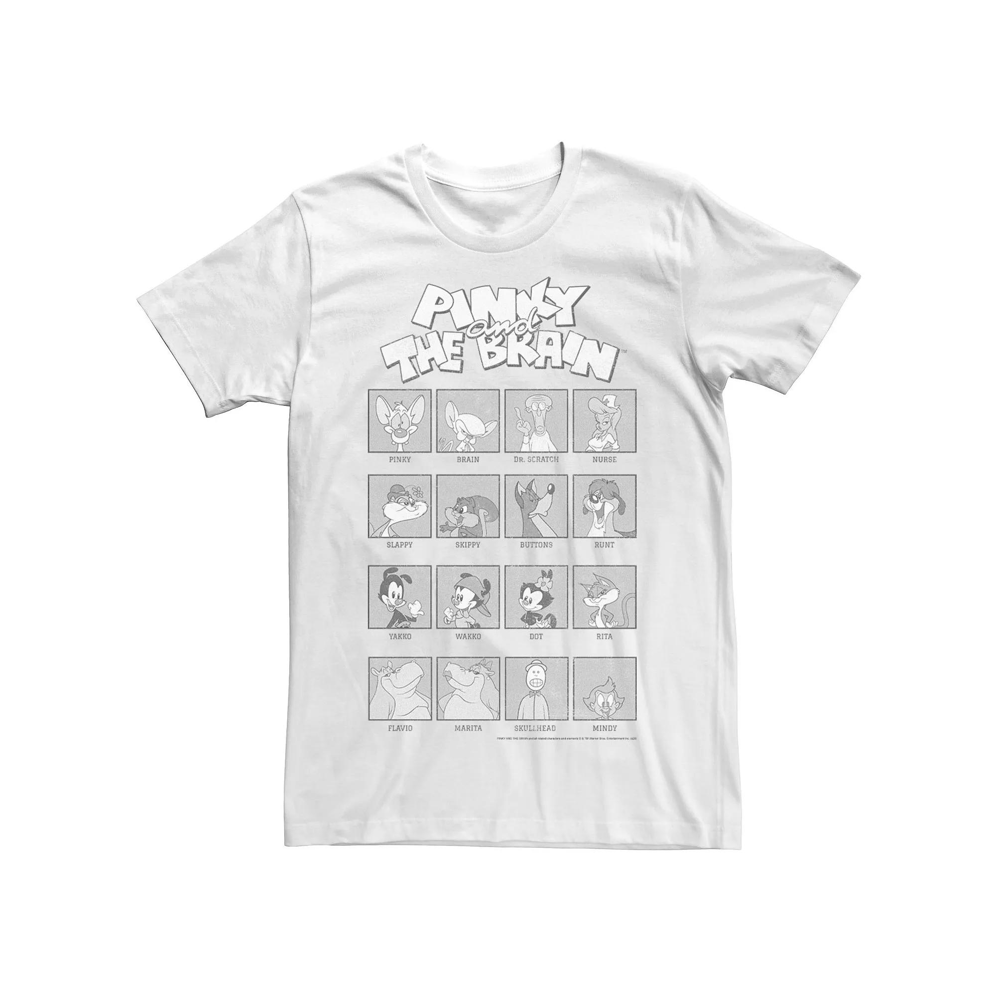 Men's Pinky And The Brain Character Box Up Tee,  Product Image