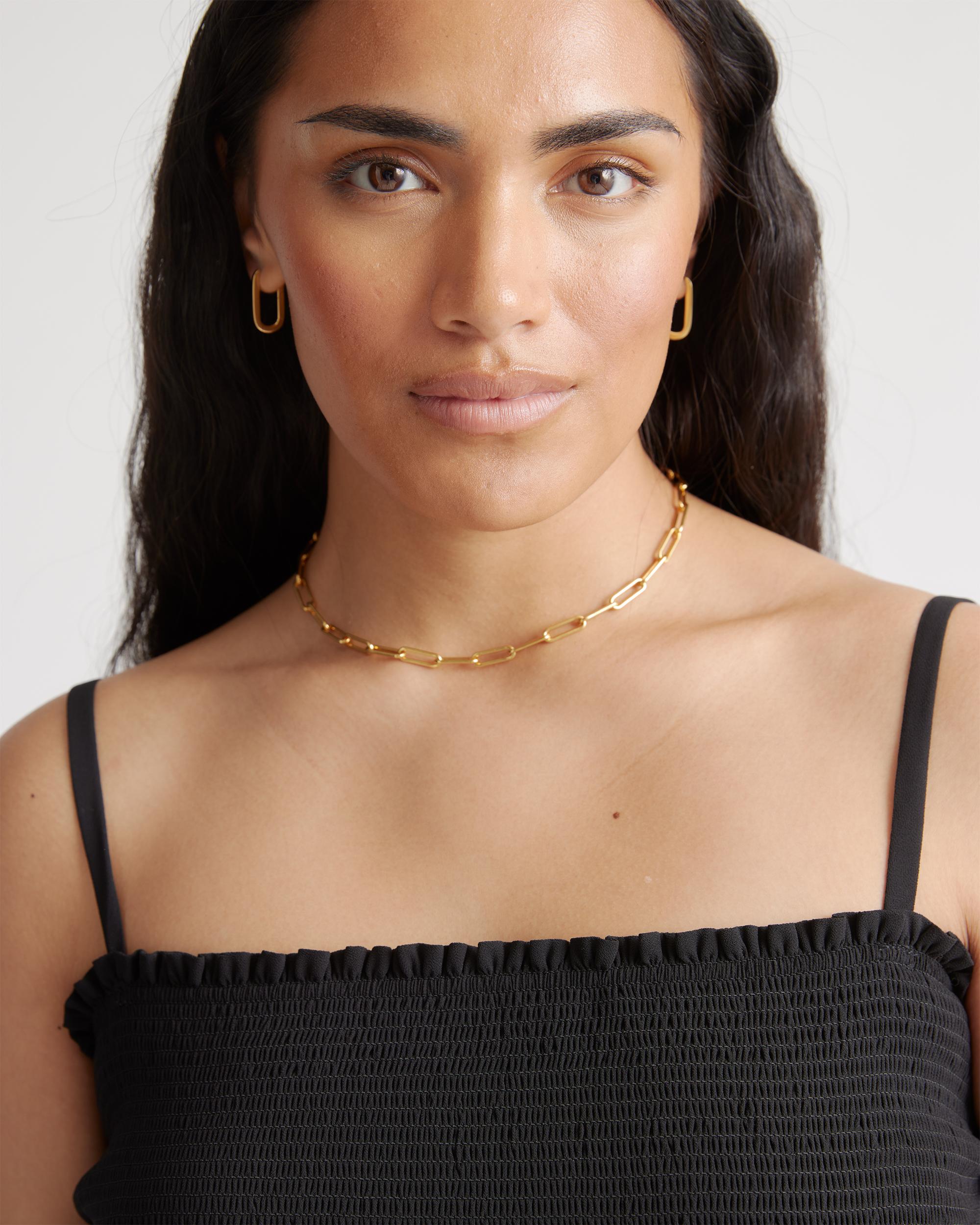 Quince | Women's Chiffon Smocked Sleeveless Mini Dress Recycled Polyester Product Image