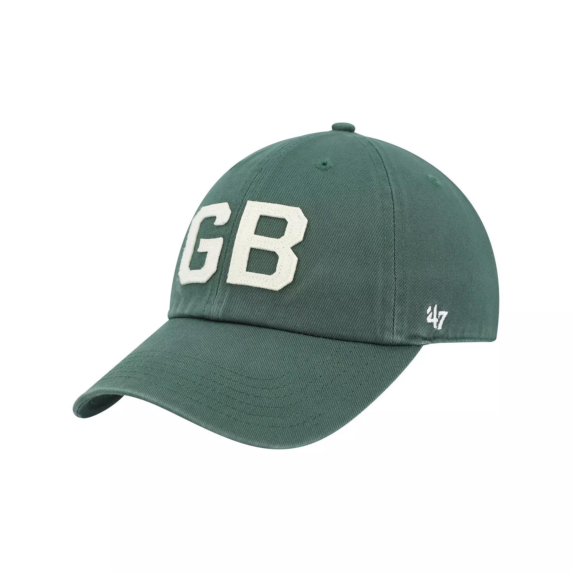 Women's '47 Green Green Bay Packers Finley Clean Up Adjustable Hat Product Image