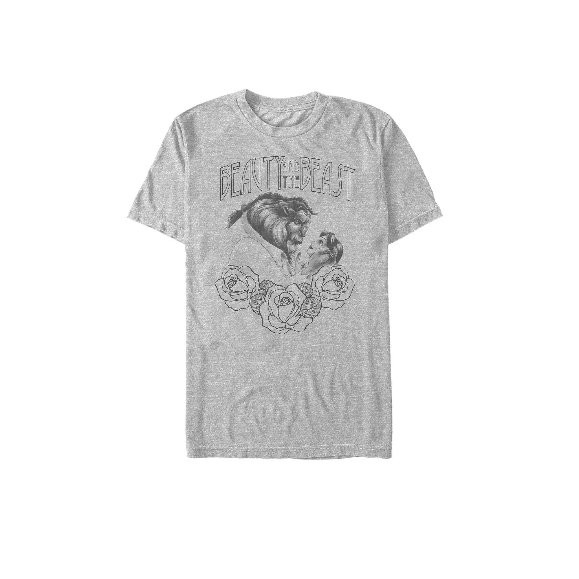 Men's Disney's Beauty and the Beast Sketch Tee,  Product Image