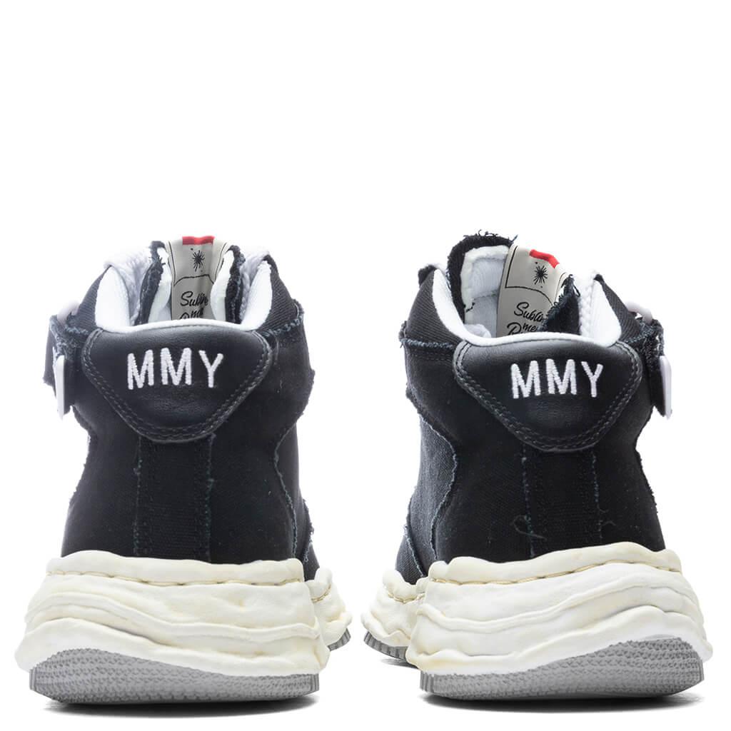 Wayne High OG Sole Washed Canvas Sneaker - Black Male Product Image