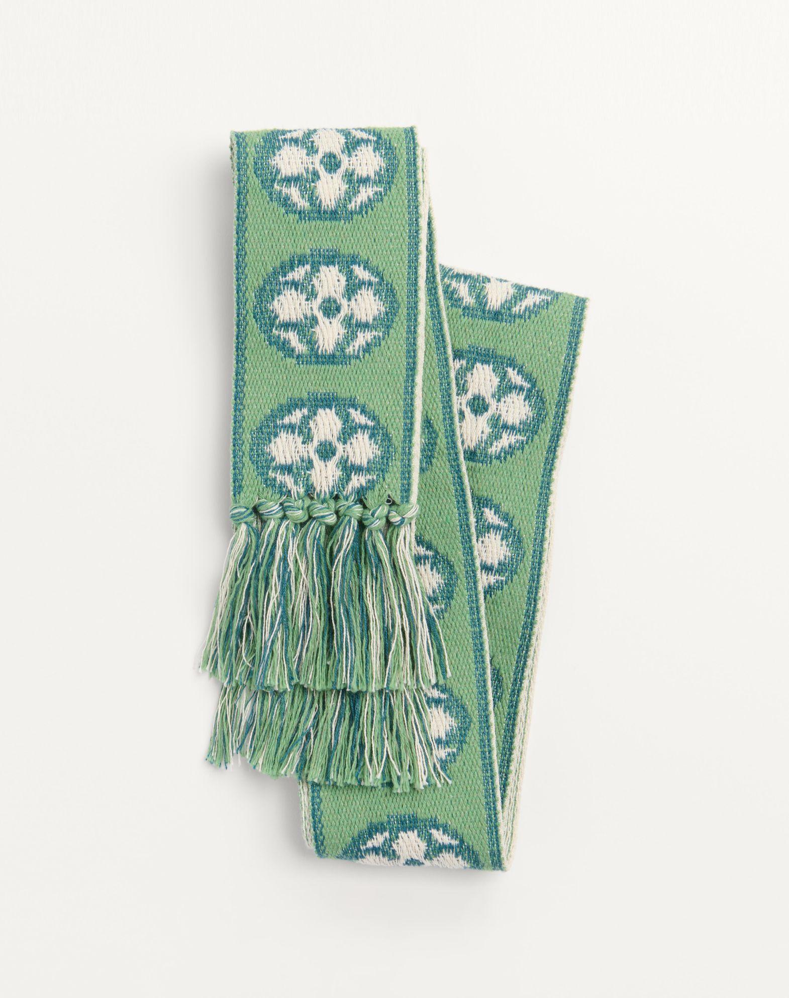 Antibes Cotton Scarf With Fringe Product Image