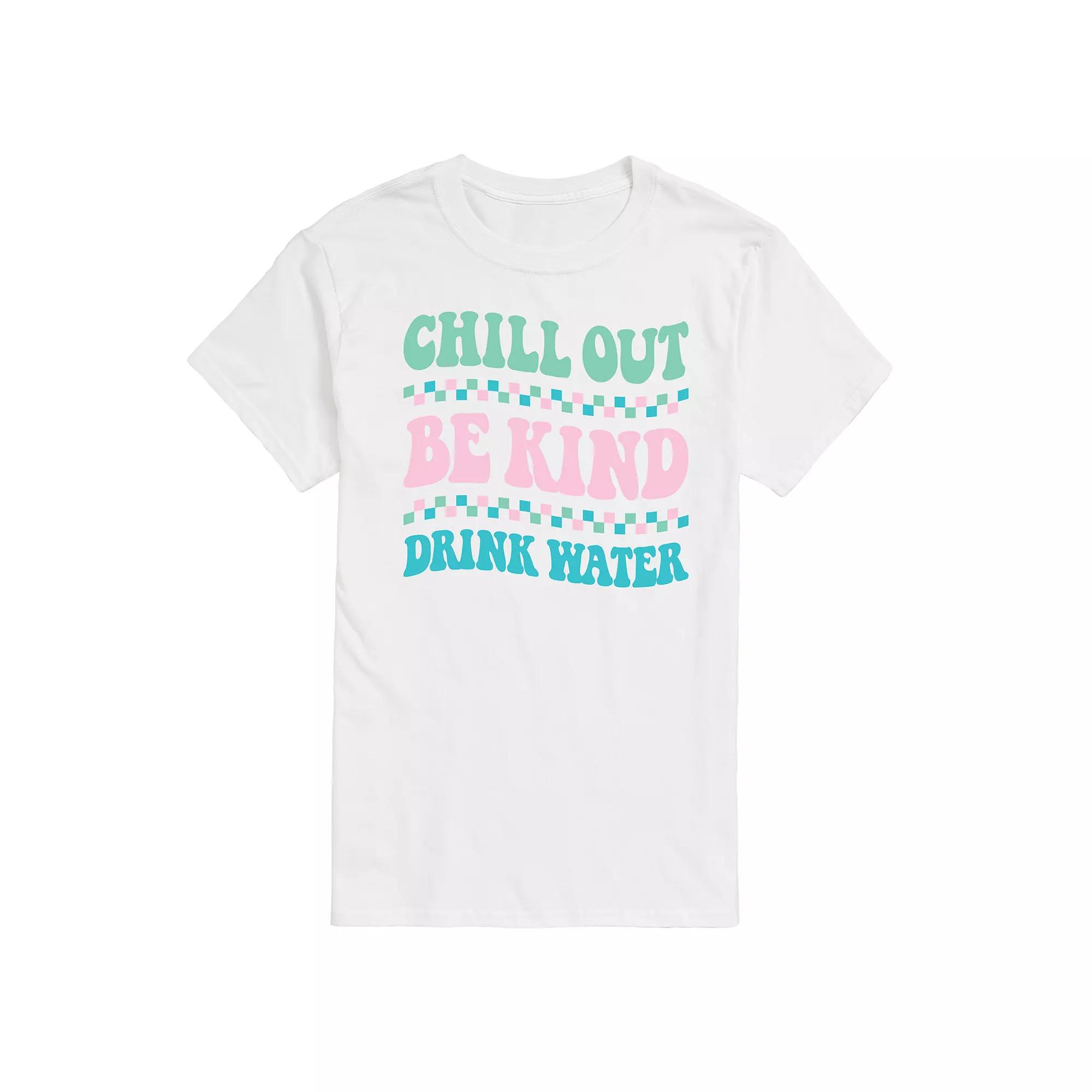 Men's Chill Out Be Kind Drink Water Graphic Tee,  Product Image