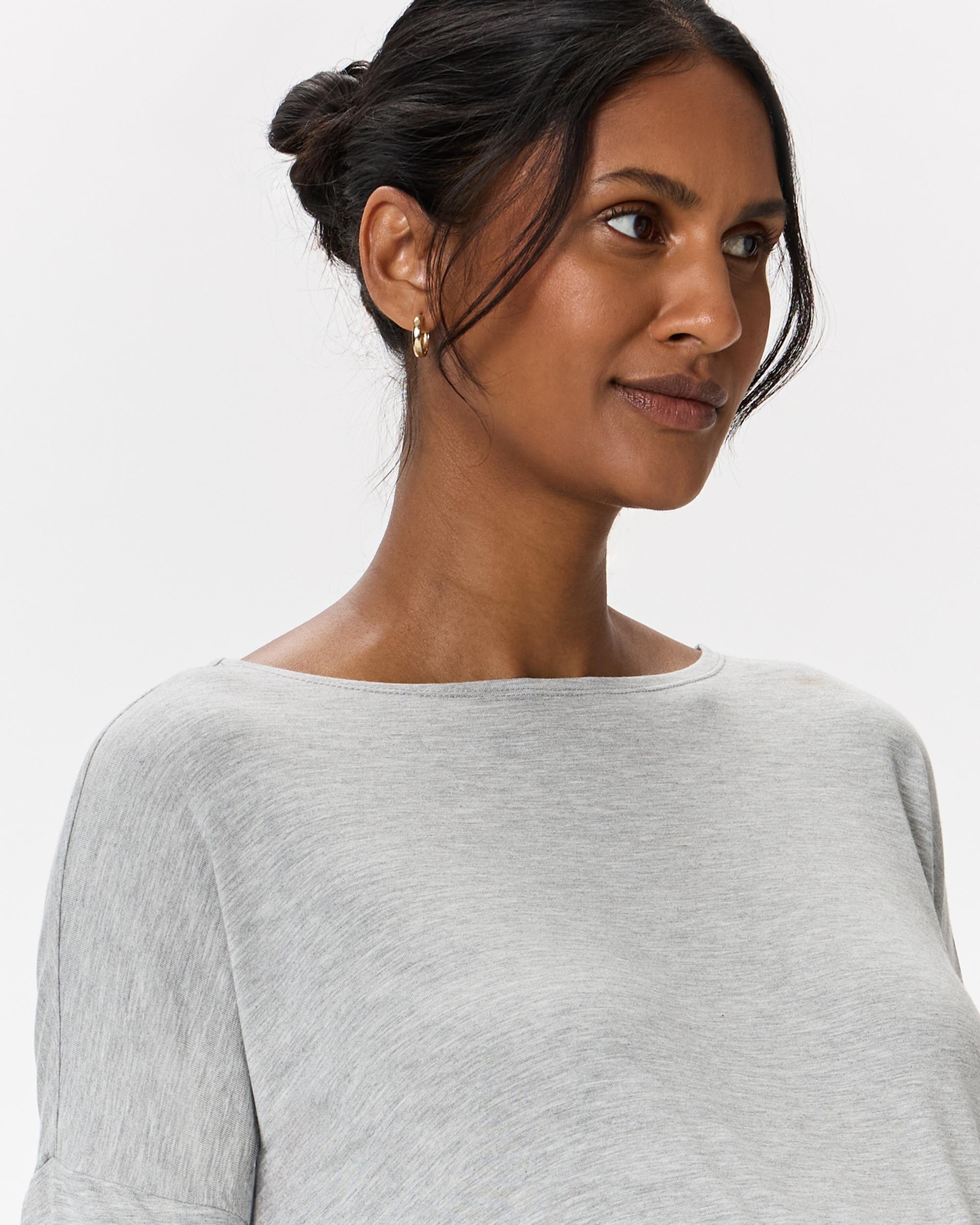 Quince | Women's Bamboo Jersey Maternity Long Sleeve T-Shirt Product Image