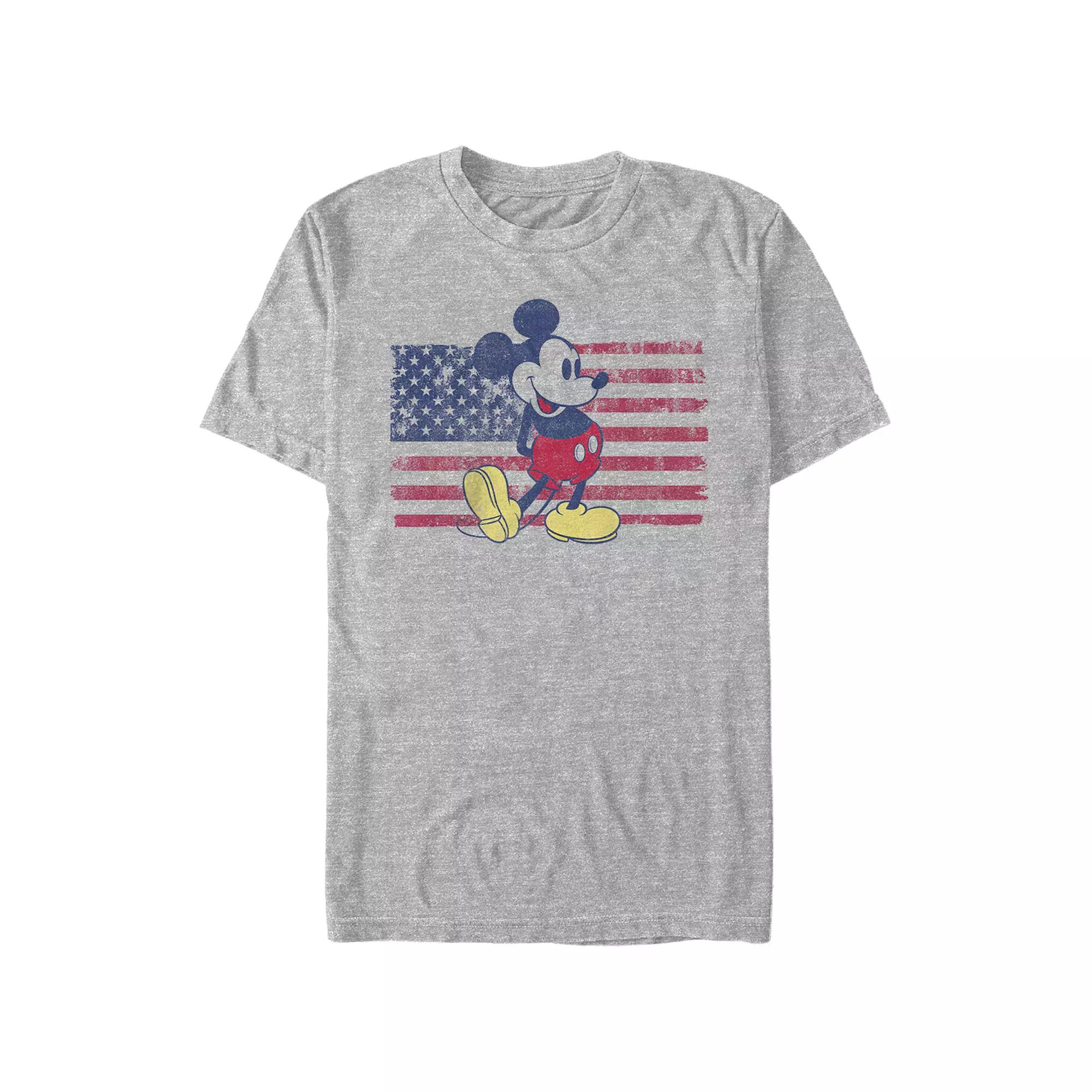 Disney's Mickey Mouse Men's USA Flag Graphic Tee,  Product Image