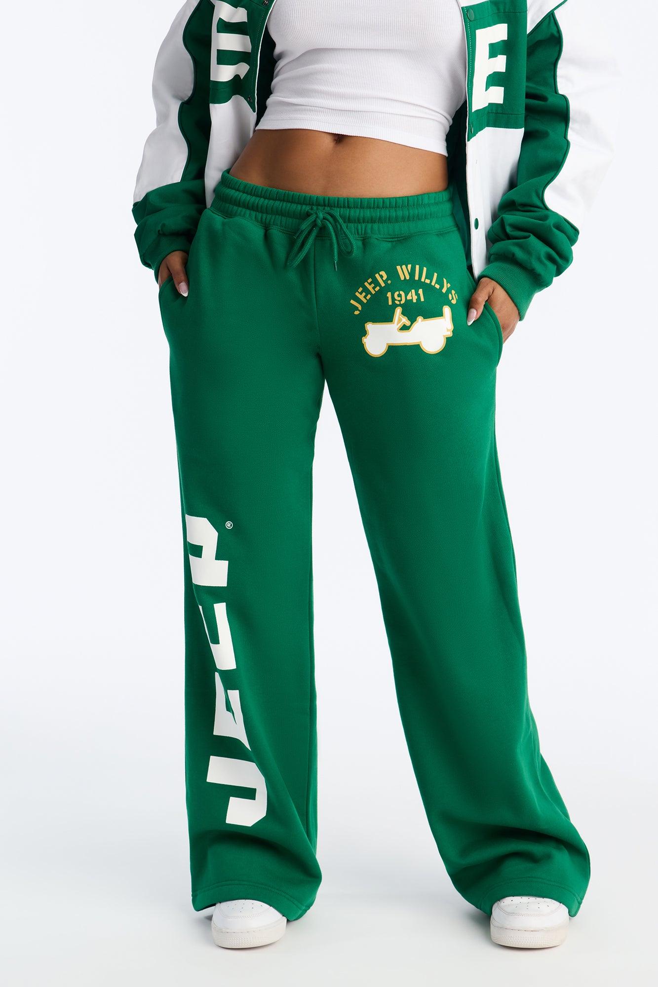 Jeep 41 Pant - Green/combo Female Product Image
