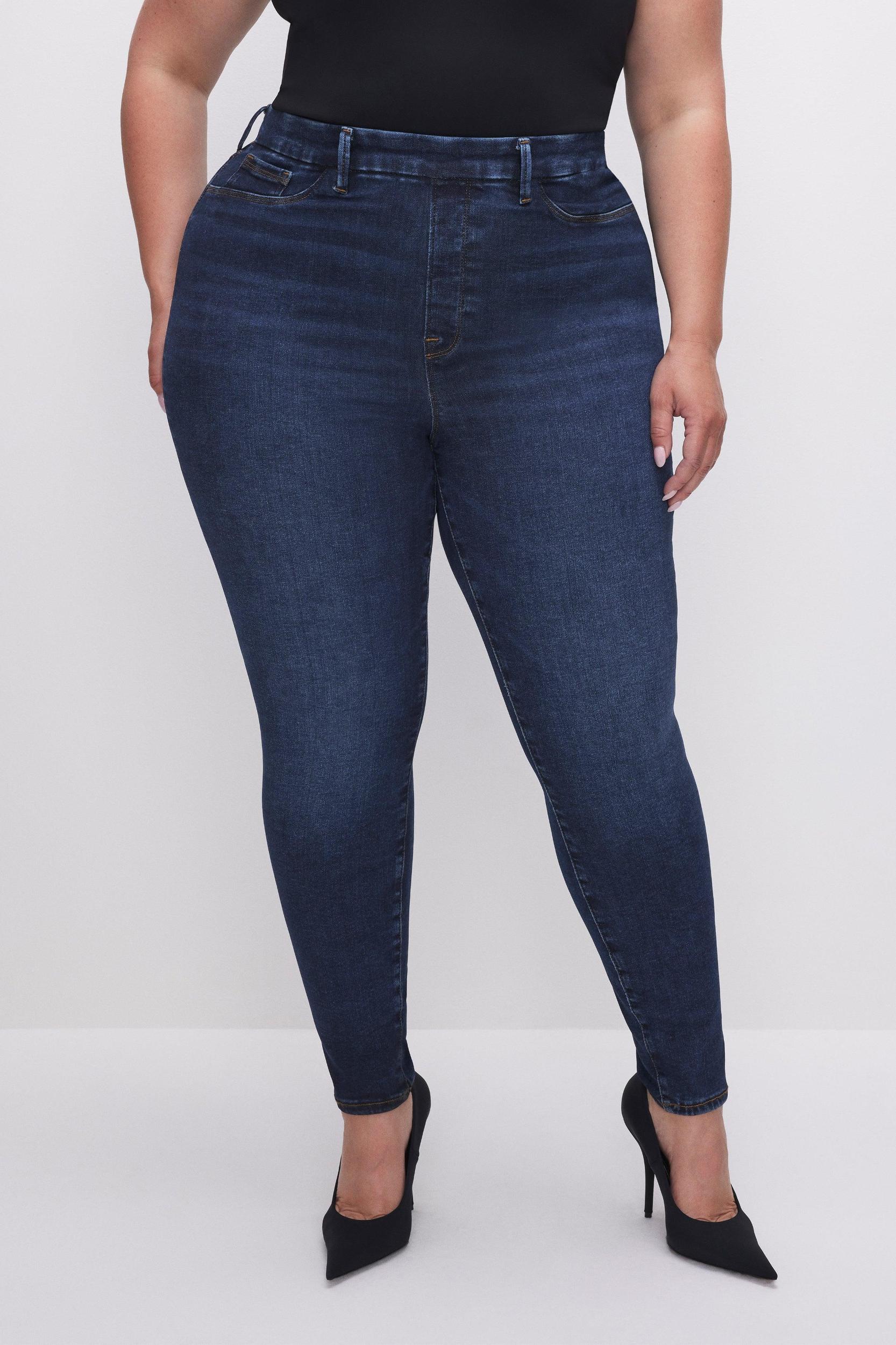 POWER STRETCH PULL-ON SKINNY JEANS | INDIGO491 Product Image