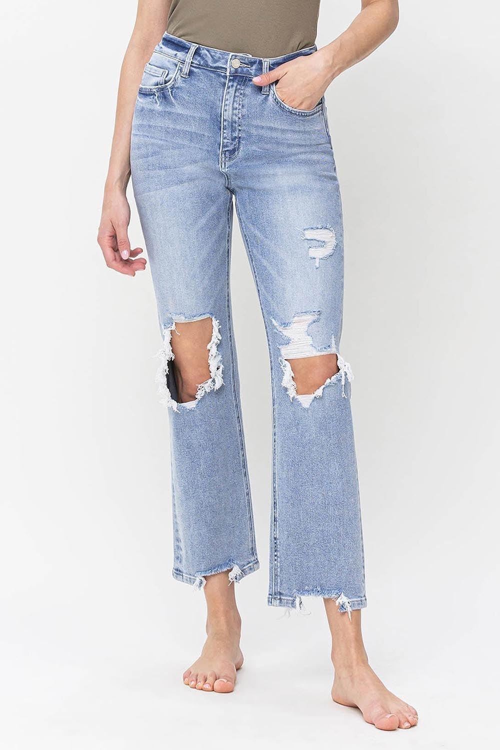 90's Rich Straight Jeans Product Image