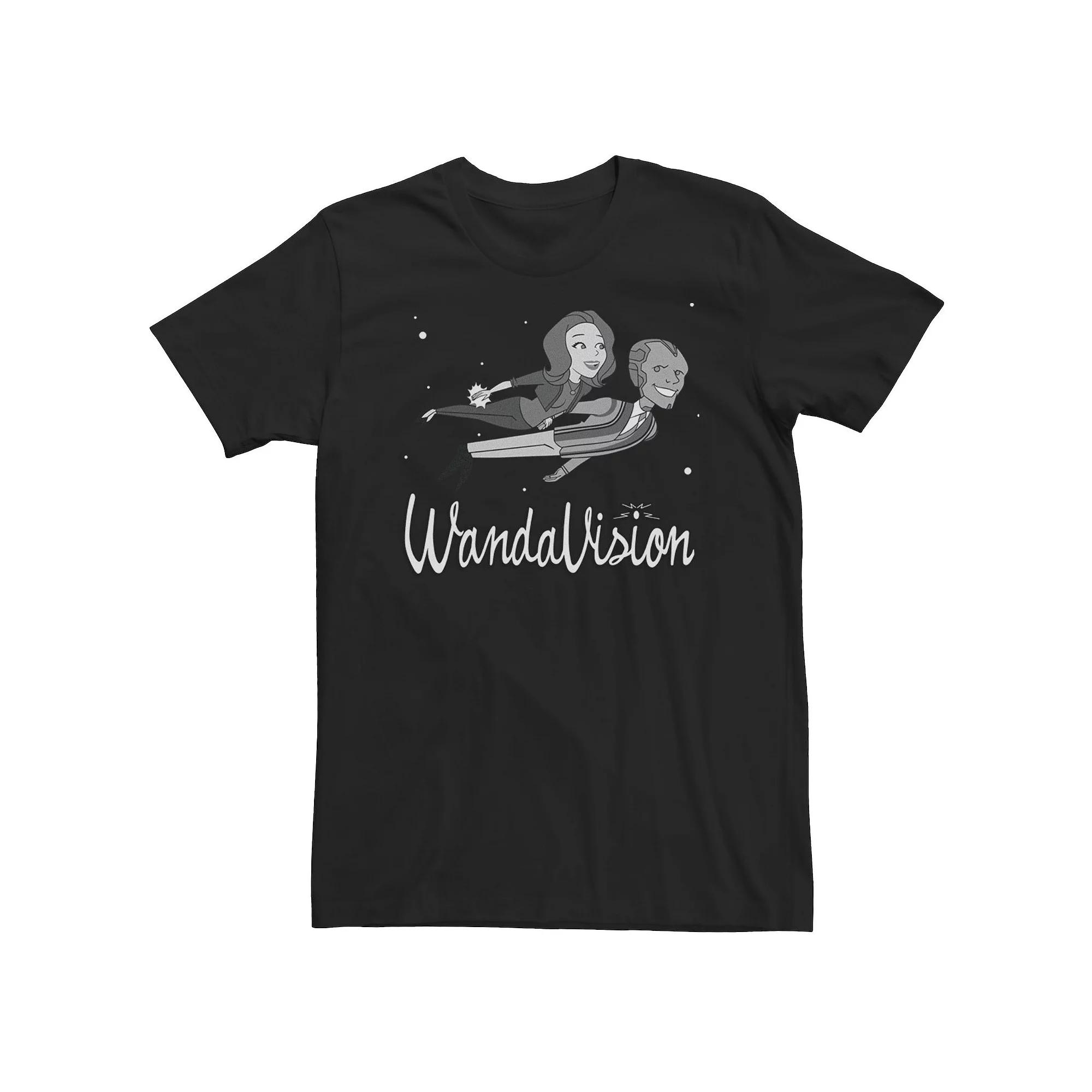 Men's Marvel Wandavision Flying Stars Logo Tee,  Product Image