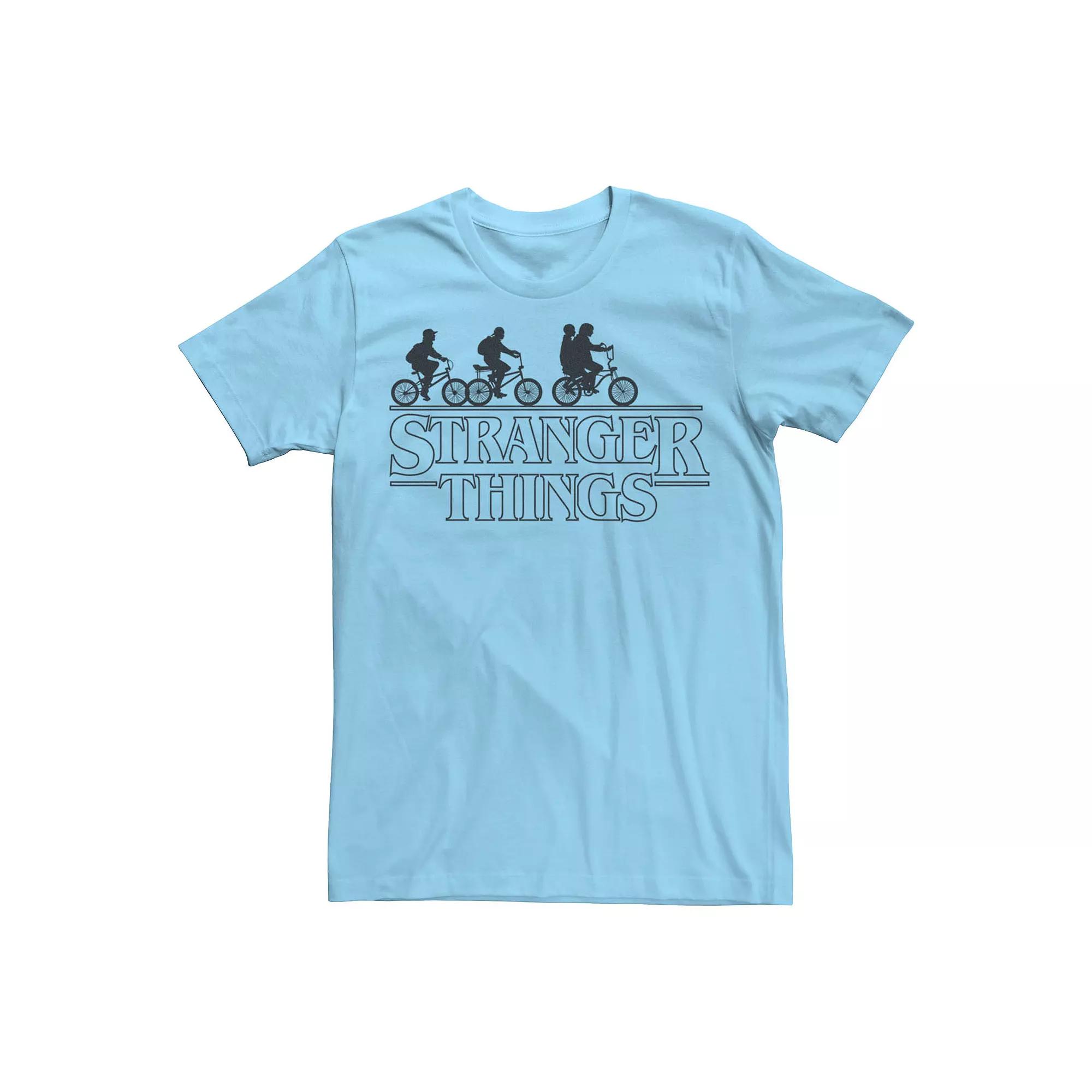 Men's Stranger Things Bike Ride Logo Graphic Tee,  Product Image