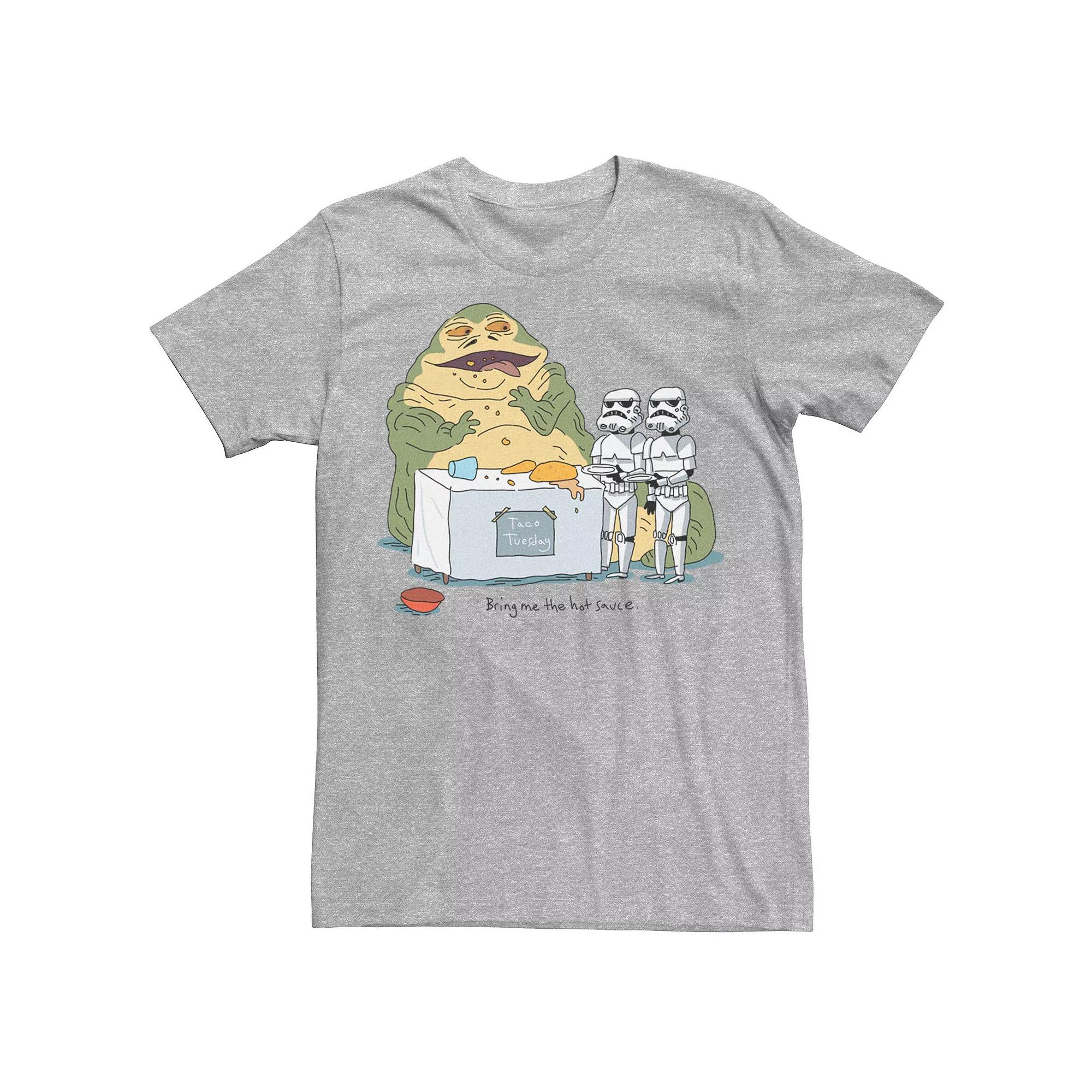 Men's Star Wars Jabba The Hutt Taco Tuesday Bring Me The Hot Sauce Tee,  Product Image