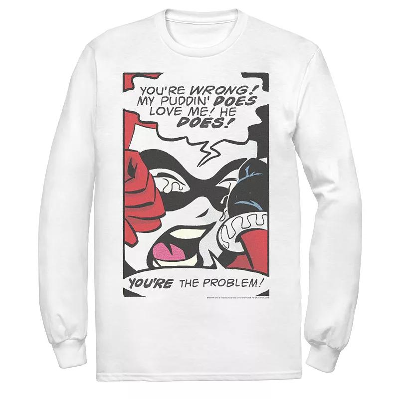 Men's DC Comics Harley Quinn Crying Comic Tee,  Product Image