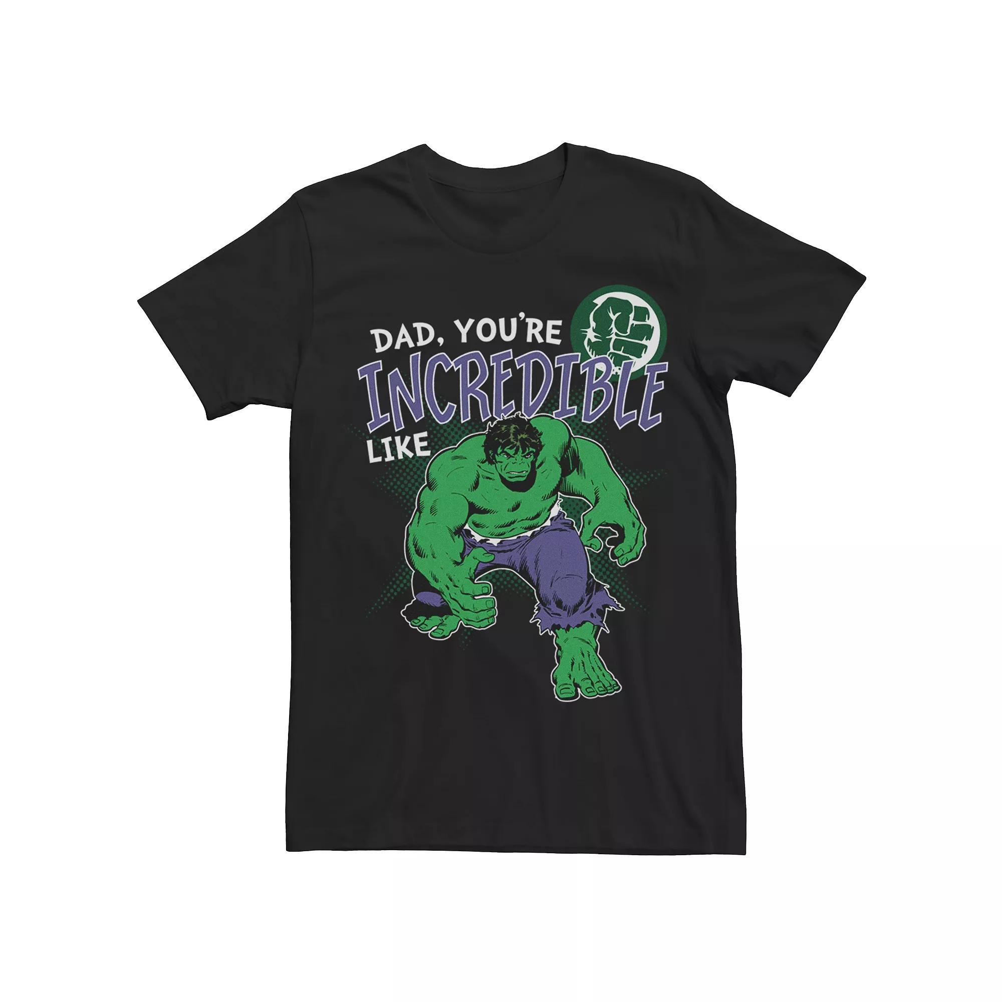 Men's Marvel Comics Retro Incredible Like Dad Tee,  Product Image