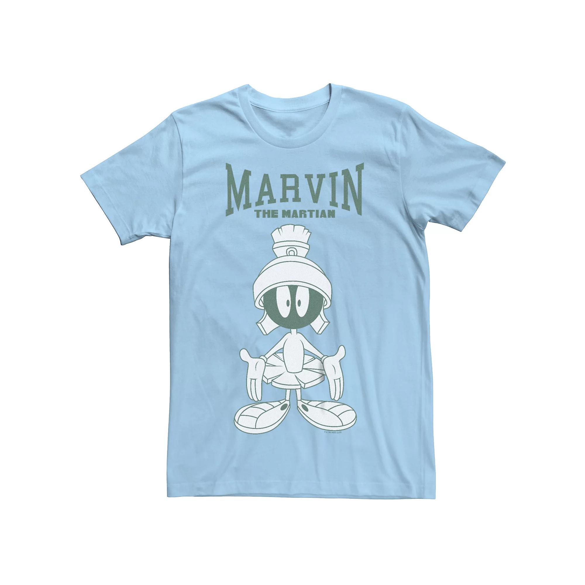 Men's Looney Tunes Marvin The Martian Confused Graphic Tee,  Product Image