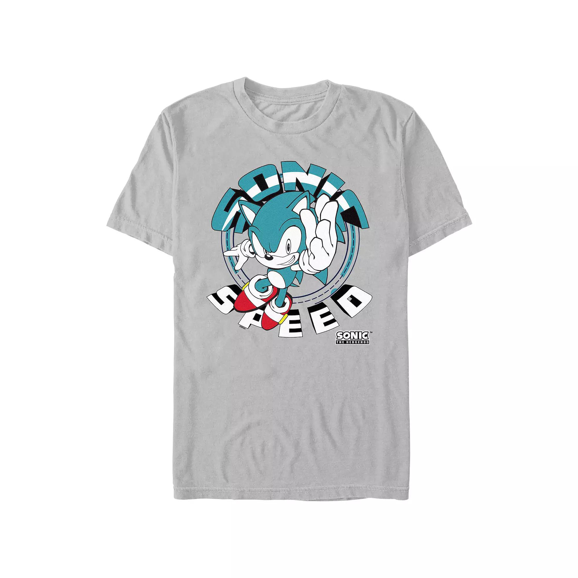 Men's Sonic The Hedgehog Sonic Speed Graphic Tee,  Product Image