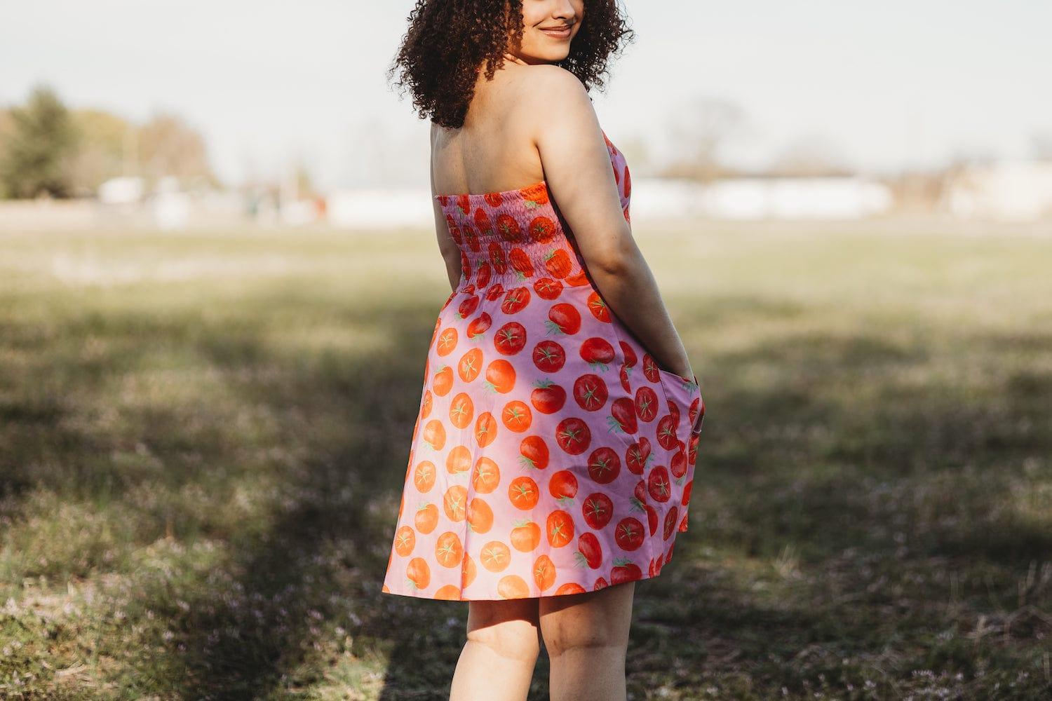 Bedding Dress in Tomato Product Image