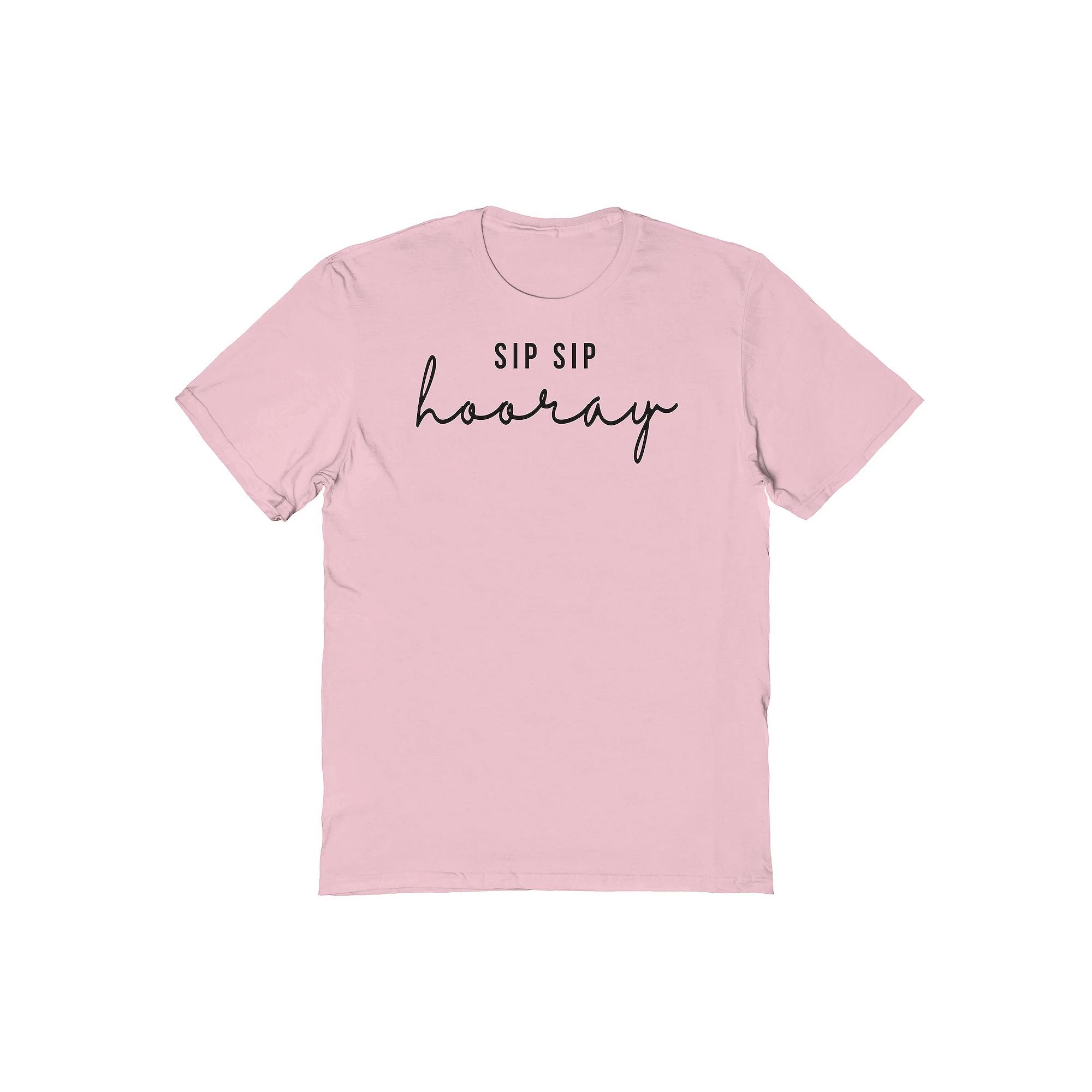 Men's Sip Sip Graphic Tee, Size: XXL, Light Pink Product Image